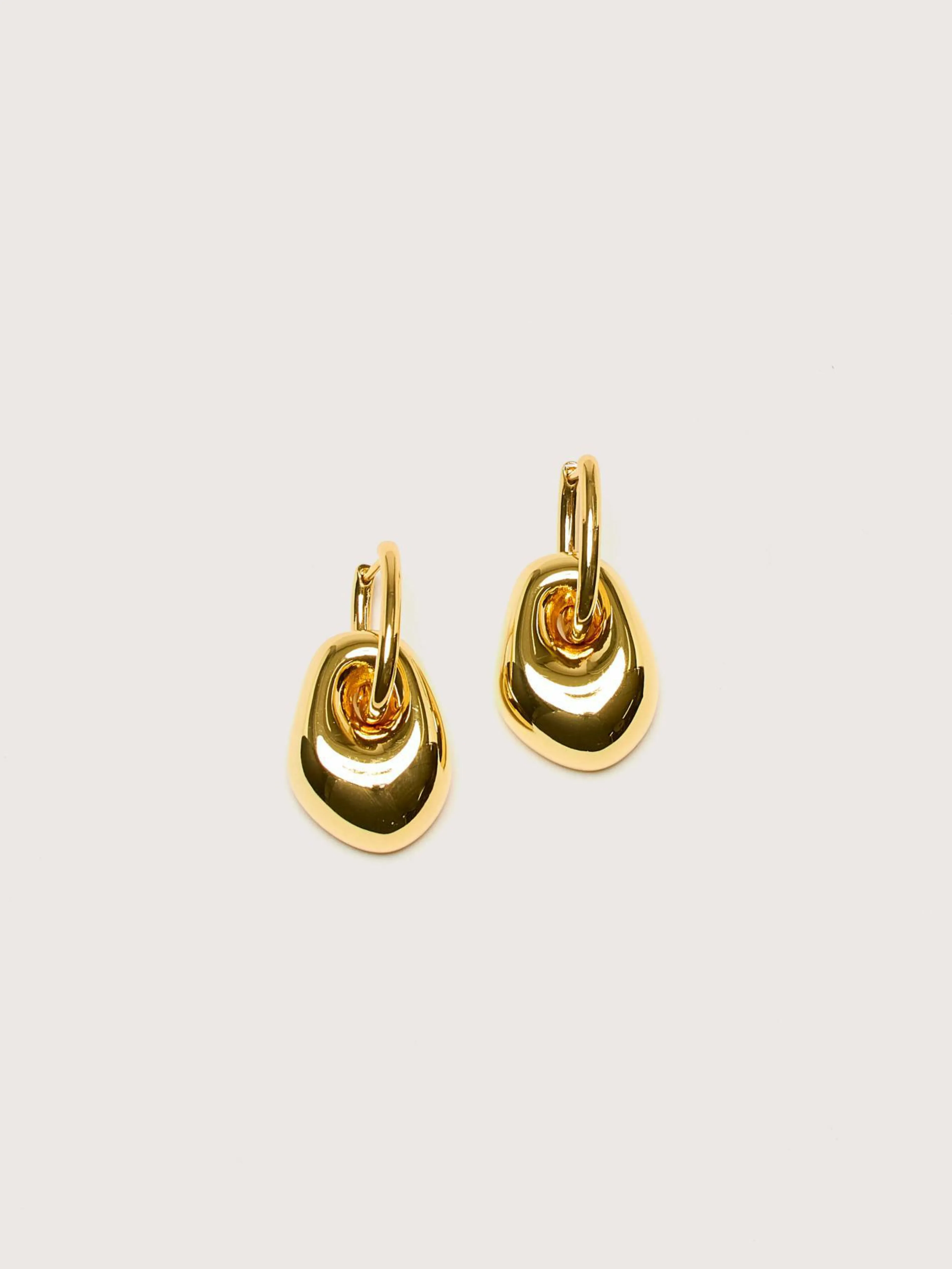 Bijoux-Anni Lu Boucles D'oreilles Golden Pebble