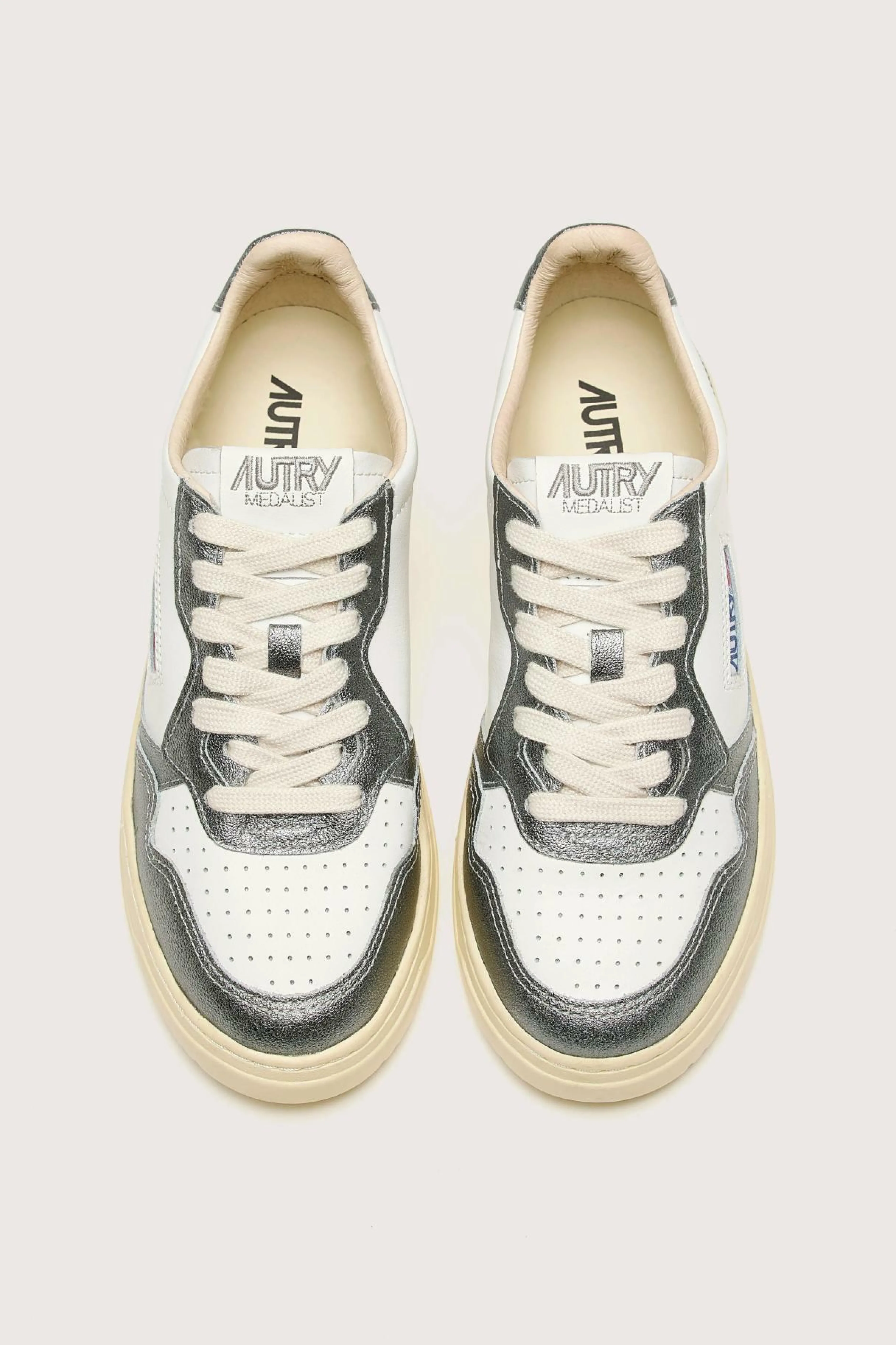 Sneakers-Autry Medalist Low Bicolor Pour Femmes