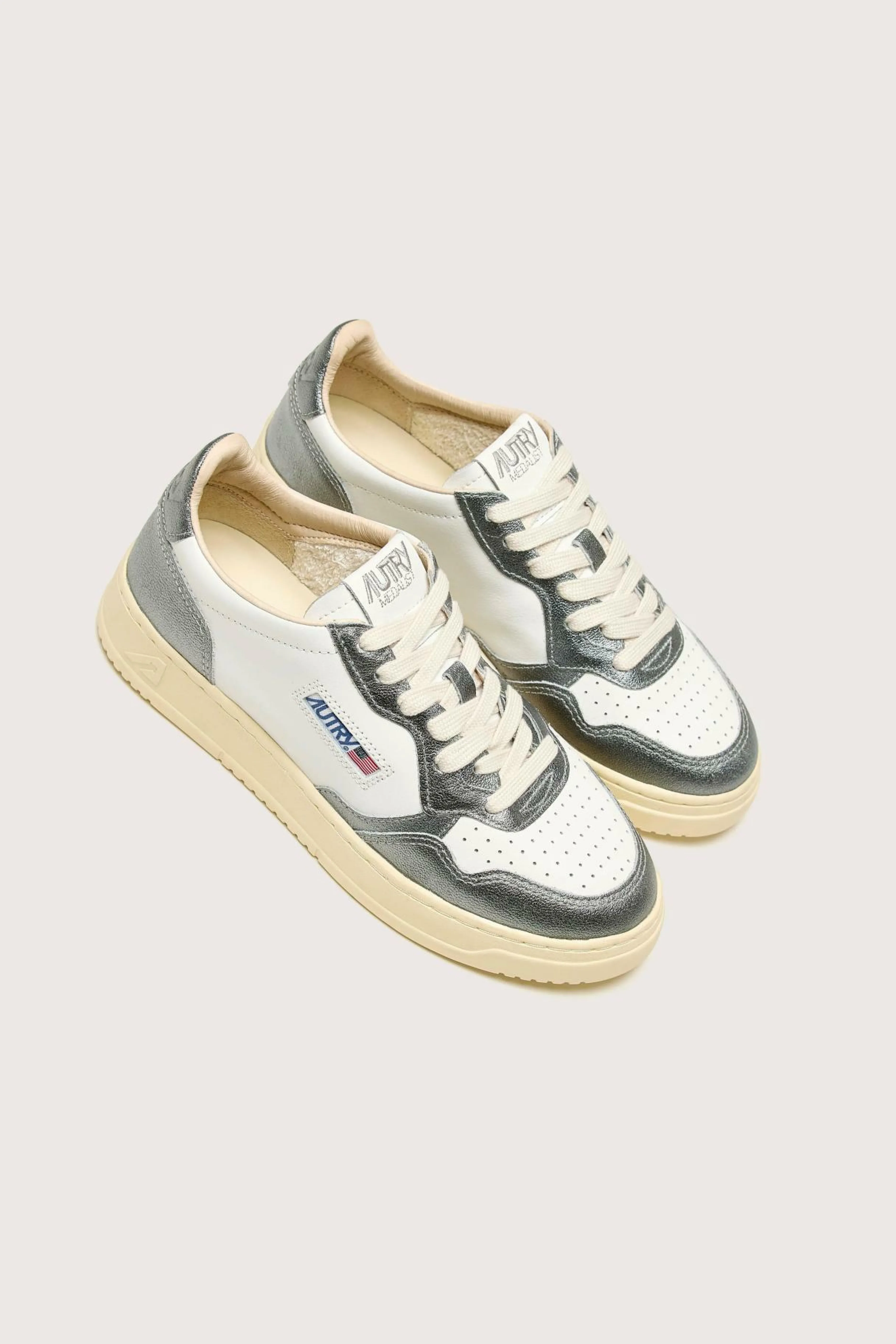 Sneakers-Autry Medalist Low Bicolor Pour Femmes