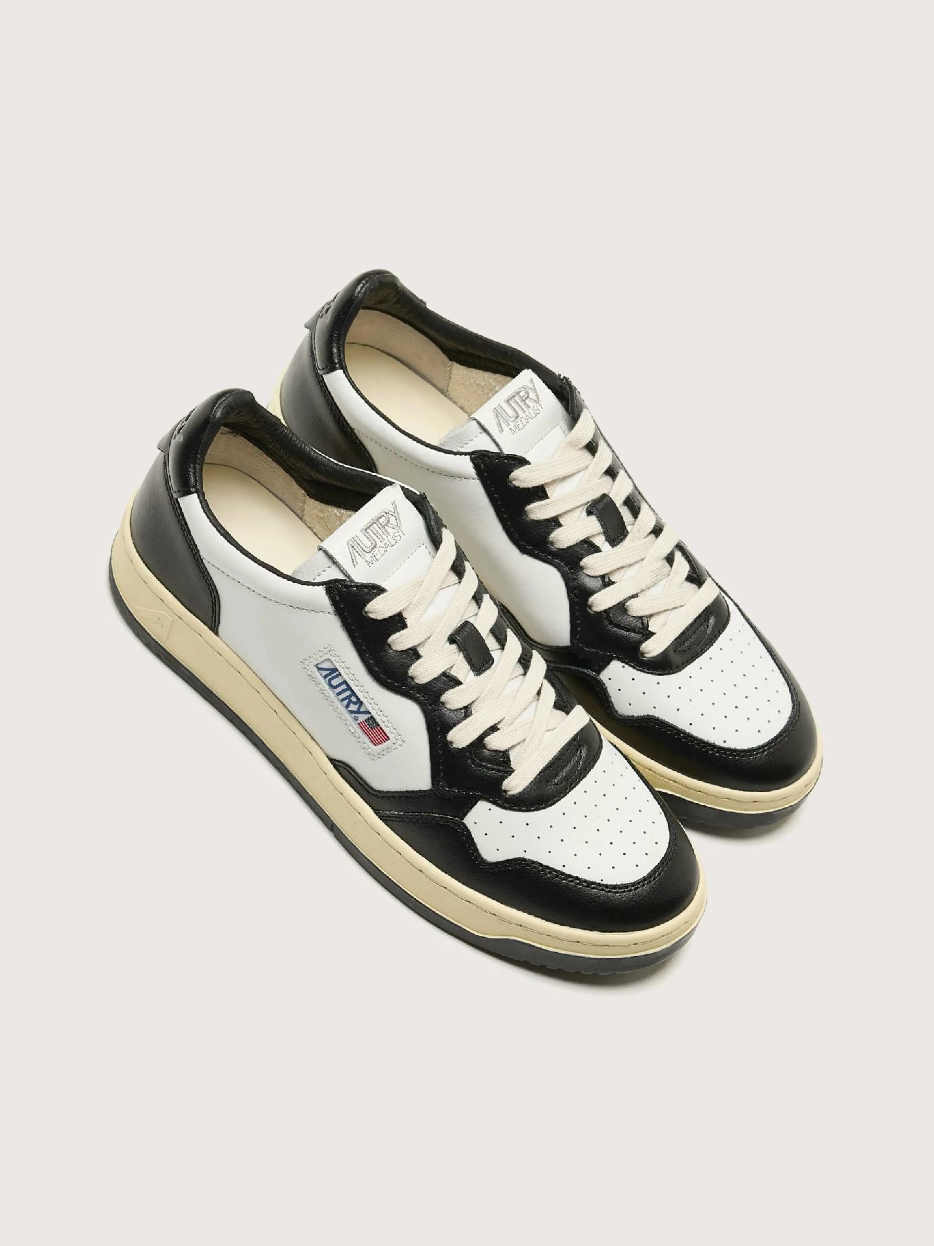 Sneakers-Autry Medalist Low Bicolor Pour Hommes