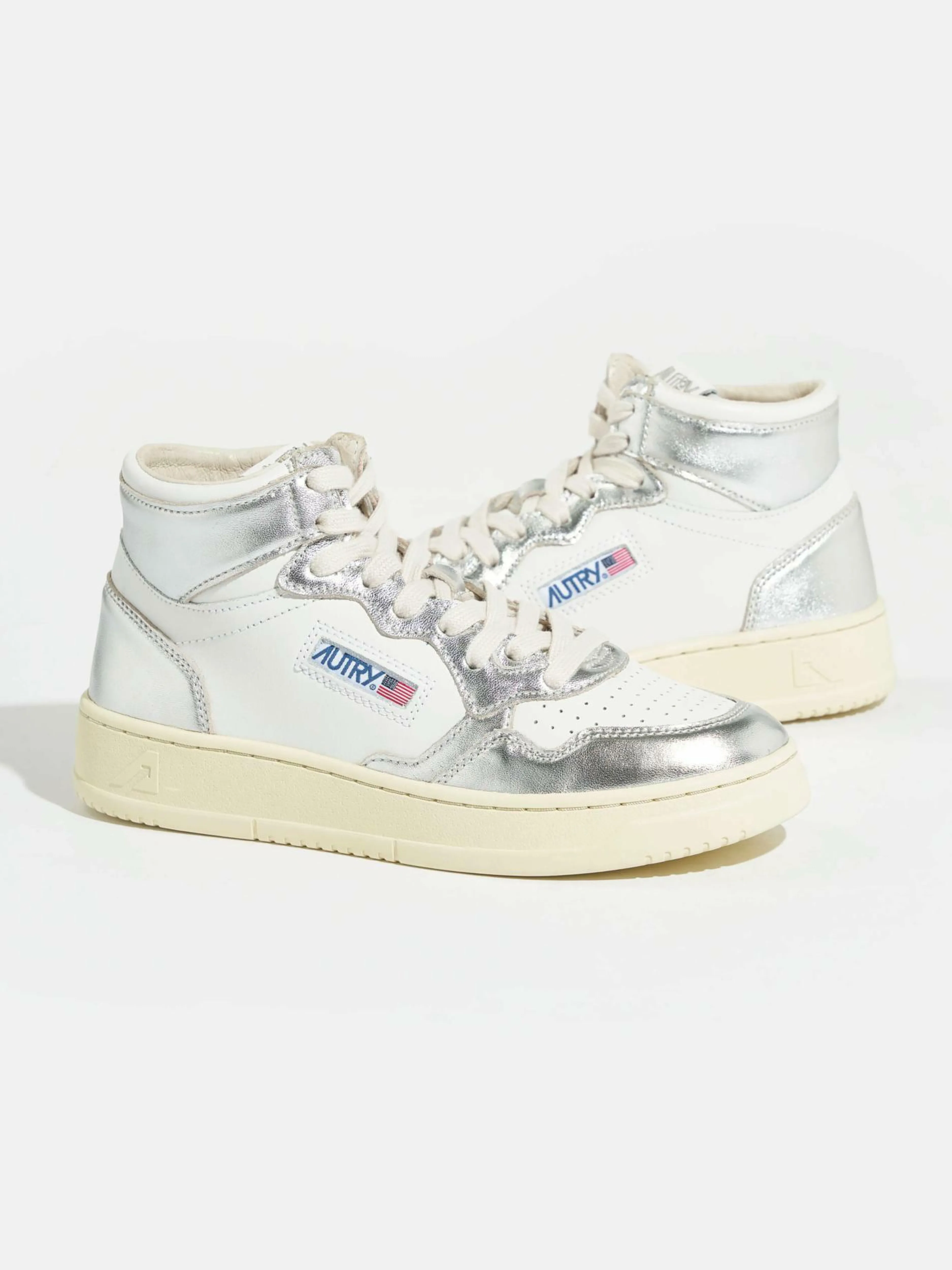 Sneakers-Autry Medalist Mid Bicolor Pour Femmes