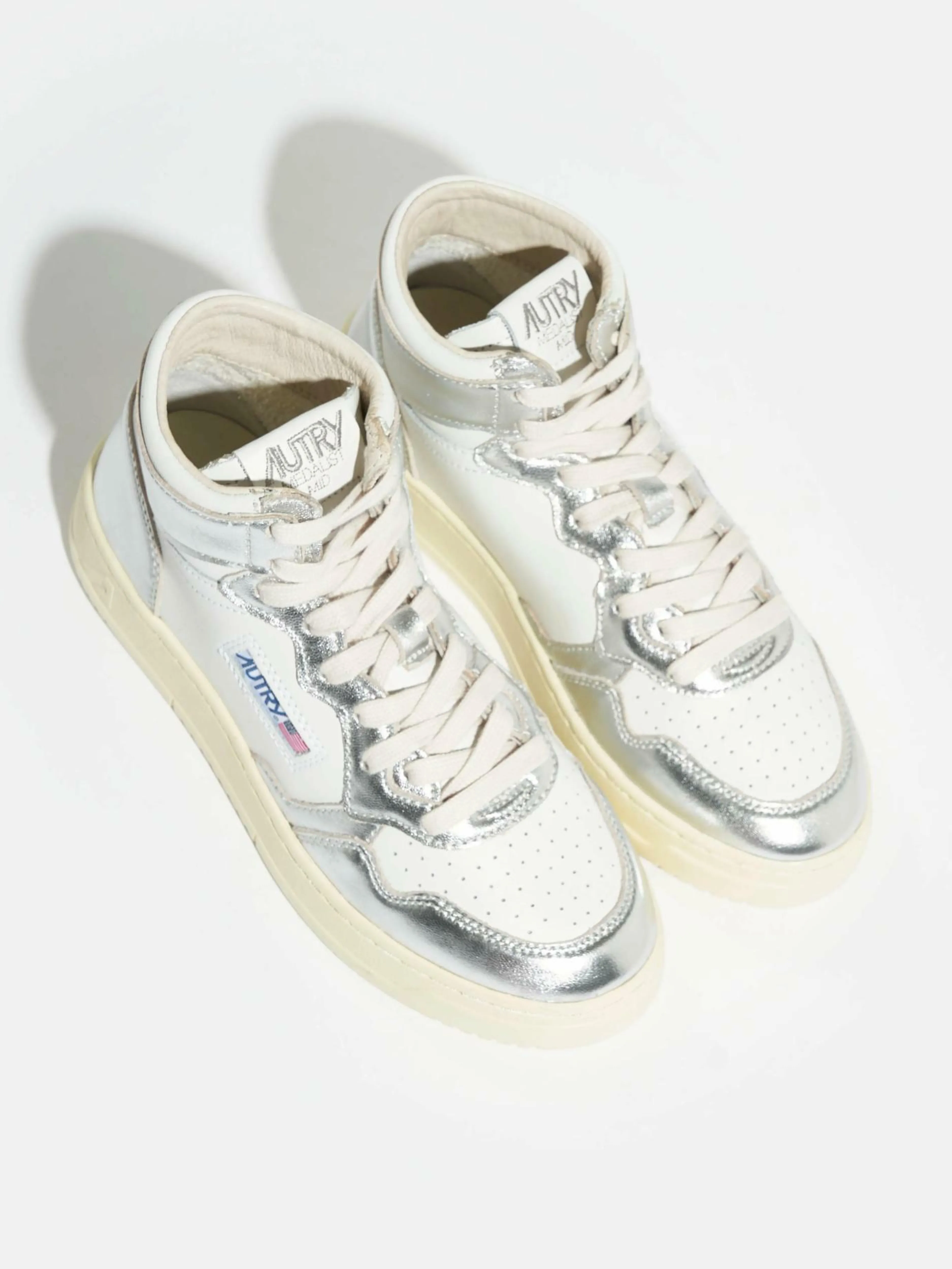 Sneakers-Autry Medalist Mid Bicolor Pour Femmes