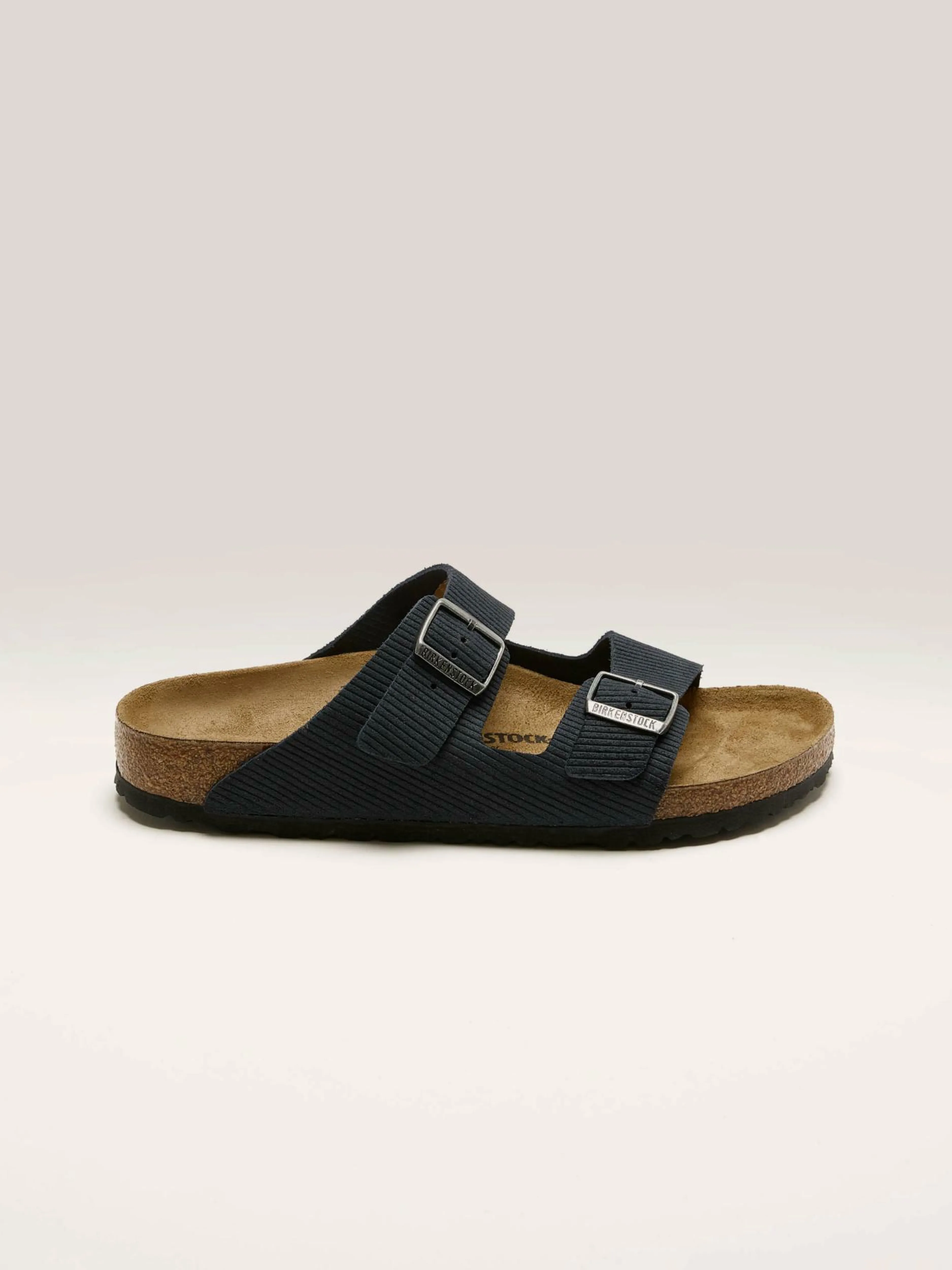 Sandales-Birkenstock Arizona Suede Embossed Pour Hommes
