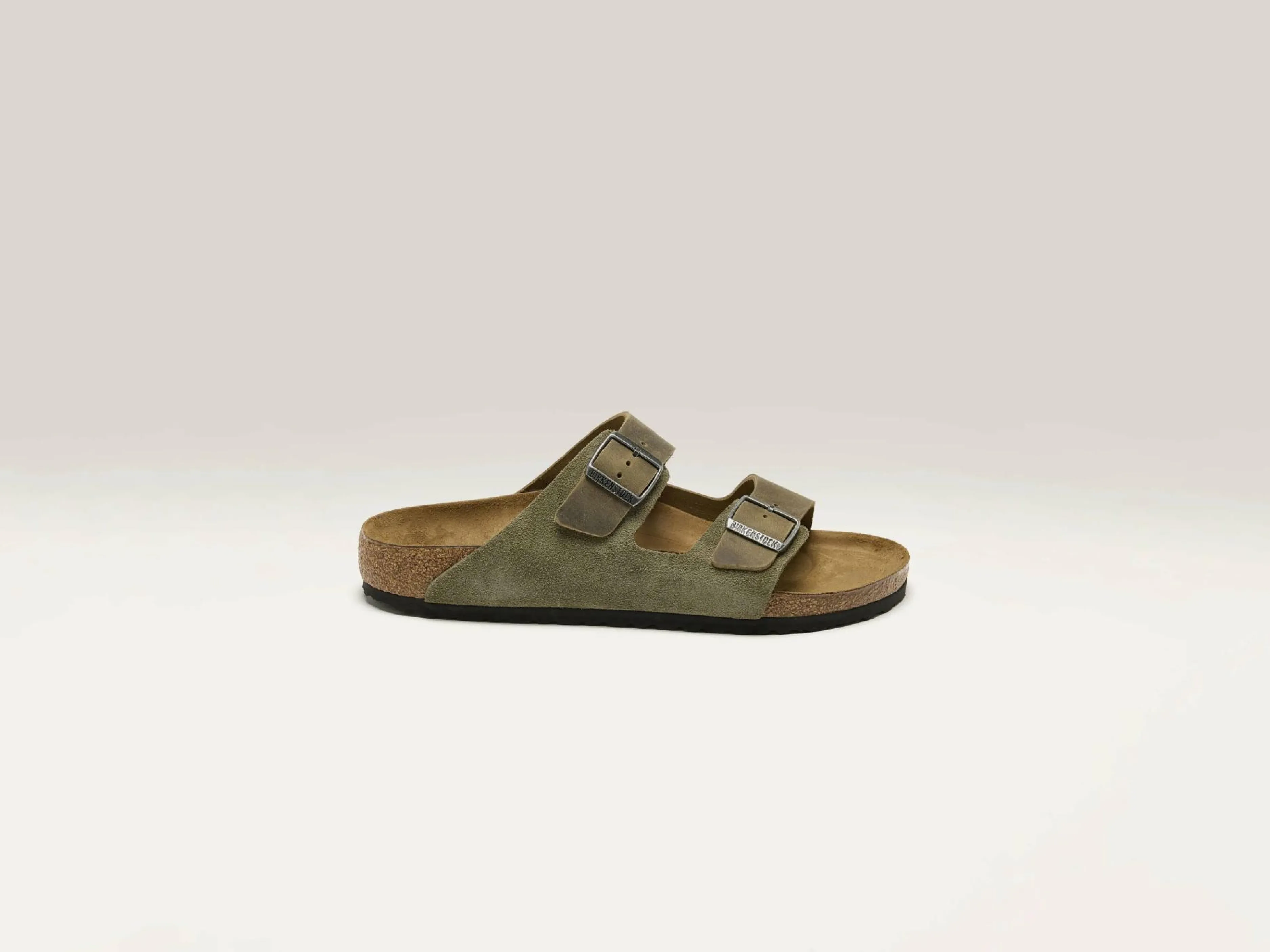 Sandales-Birkenstock Arizona Suede Leather Pour Hommes
