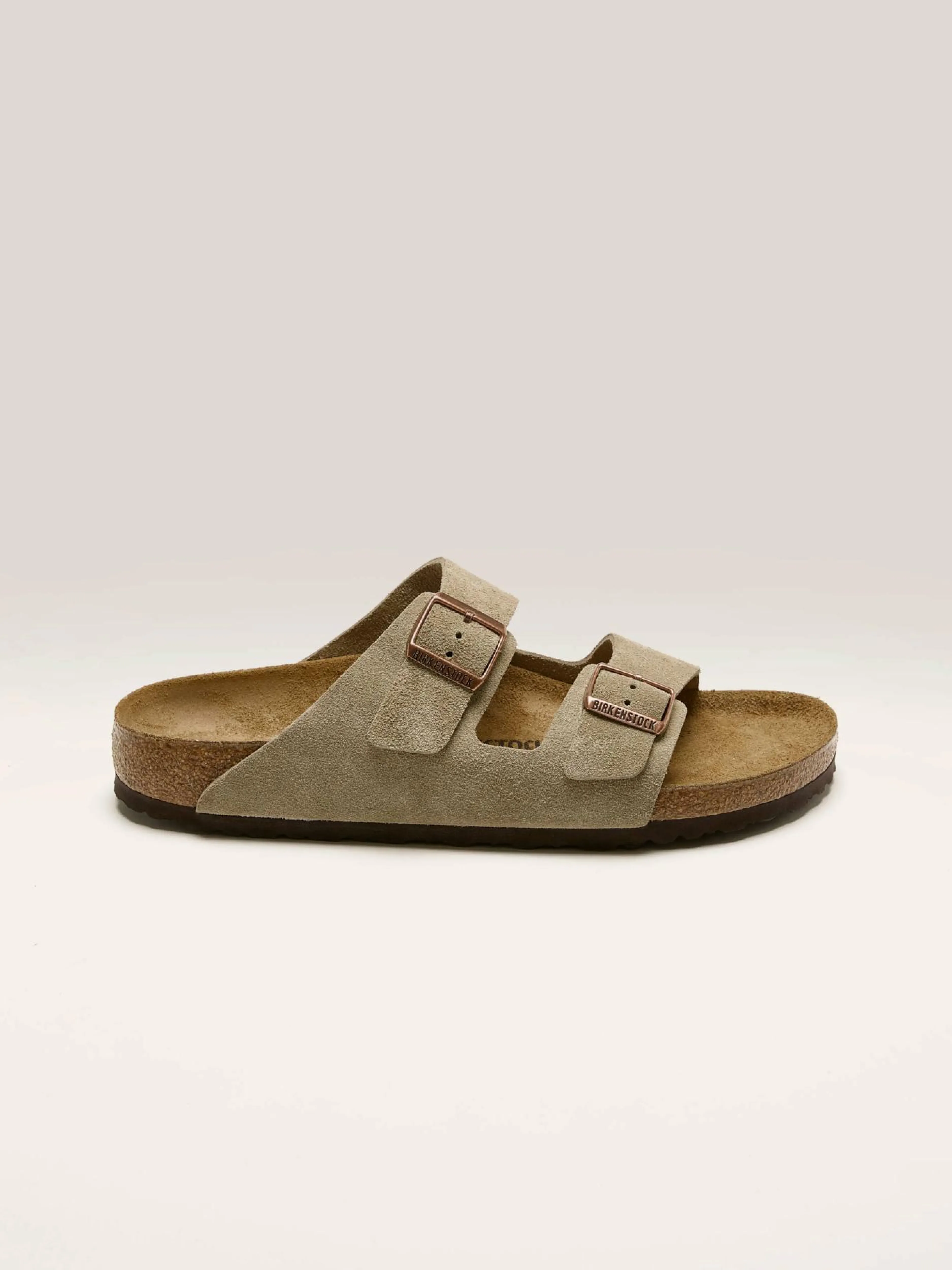 Sandales-Birkenstock Arizona Suede Leather Pour Hommes