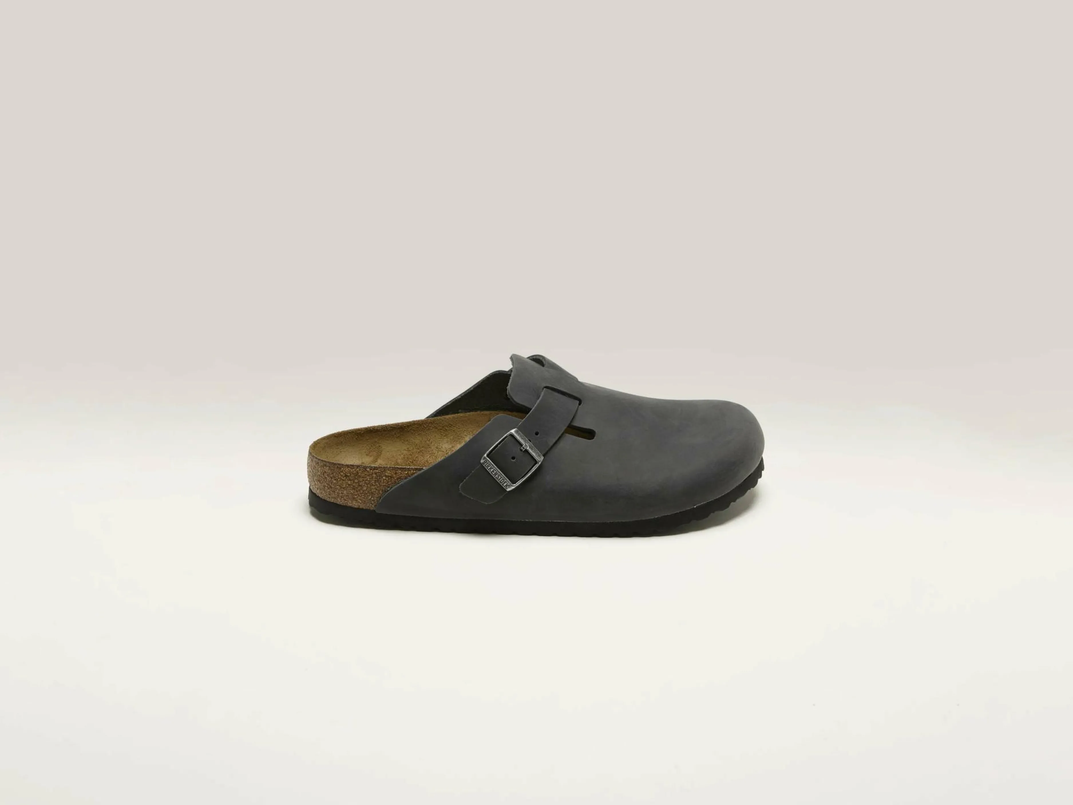 Sandales-Birkenstock Sabots Boston En Cuir Huilé Pour Hommes