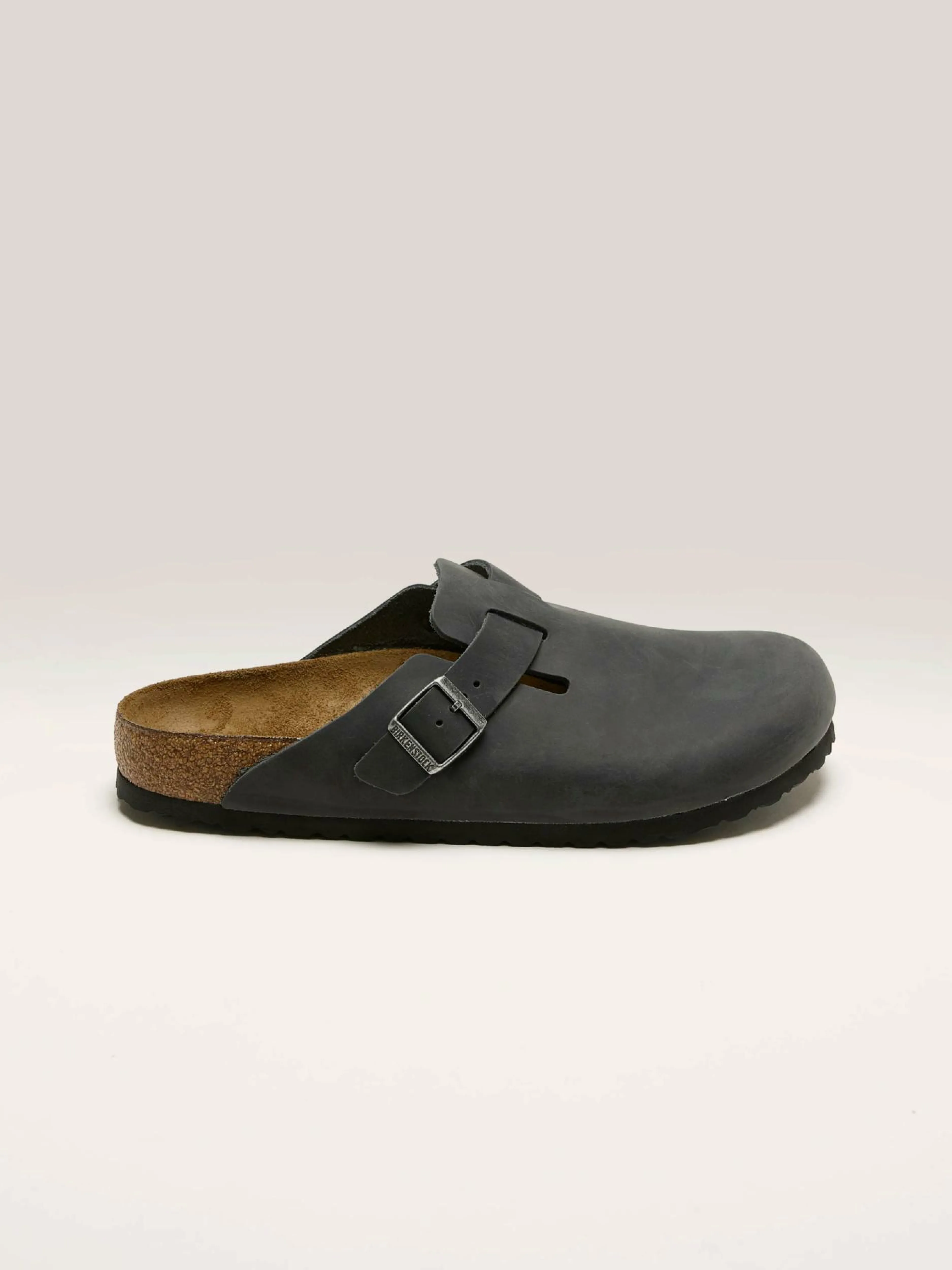 Sandales-Birkenstock Sabots Boston En Cuir Huilé Pour Hommes