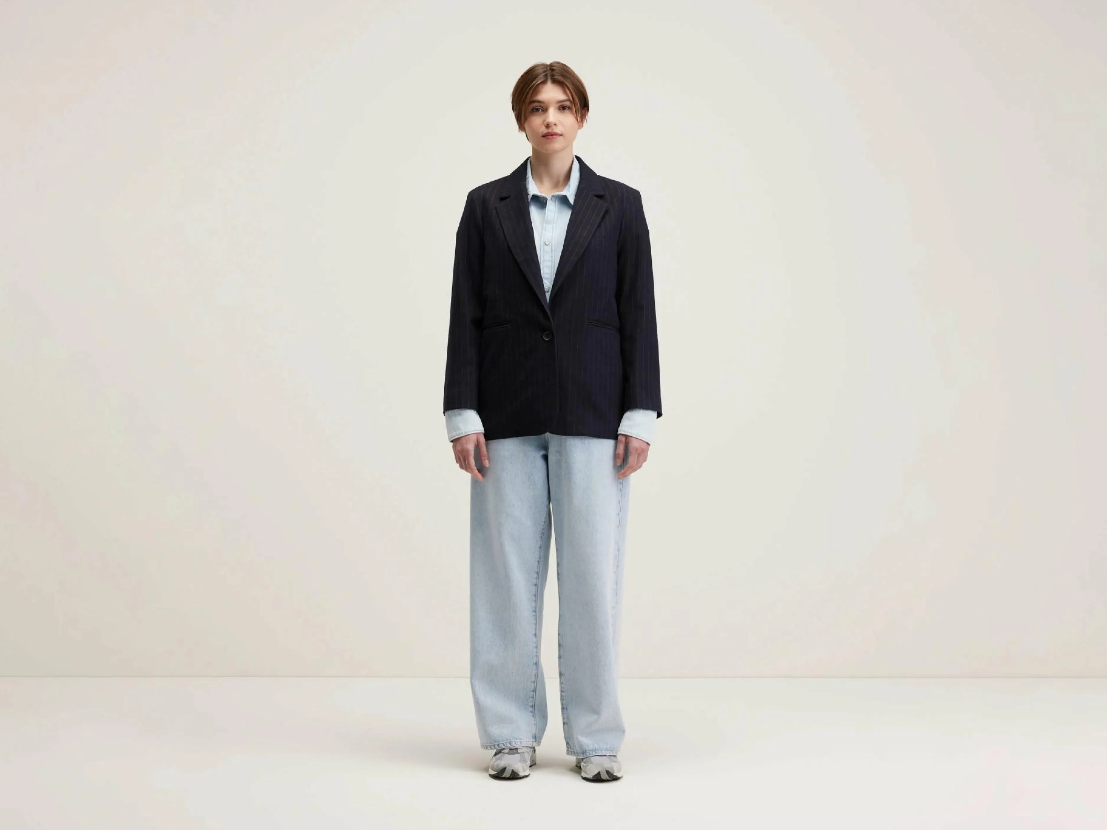 Manteaux & Vestes-Bellerose Blazer Décontracté Veil Black beauty