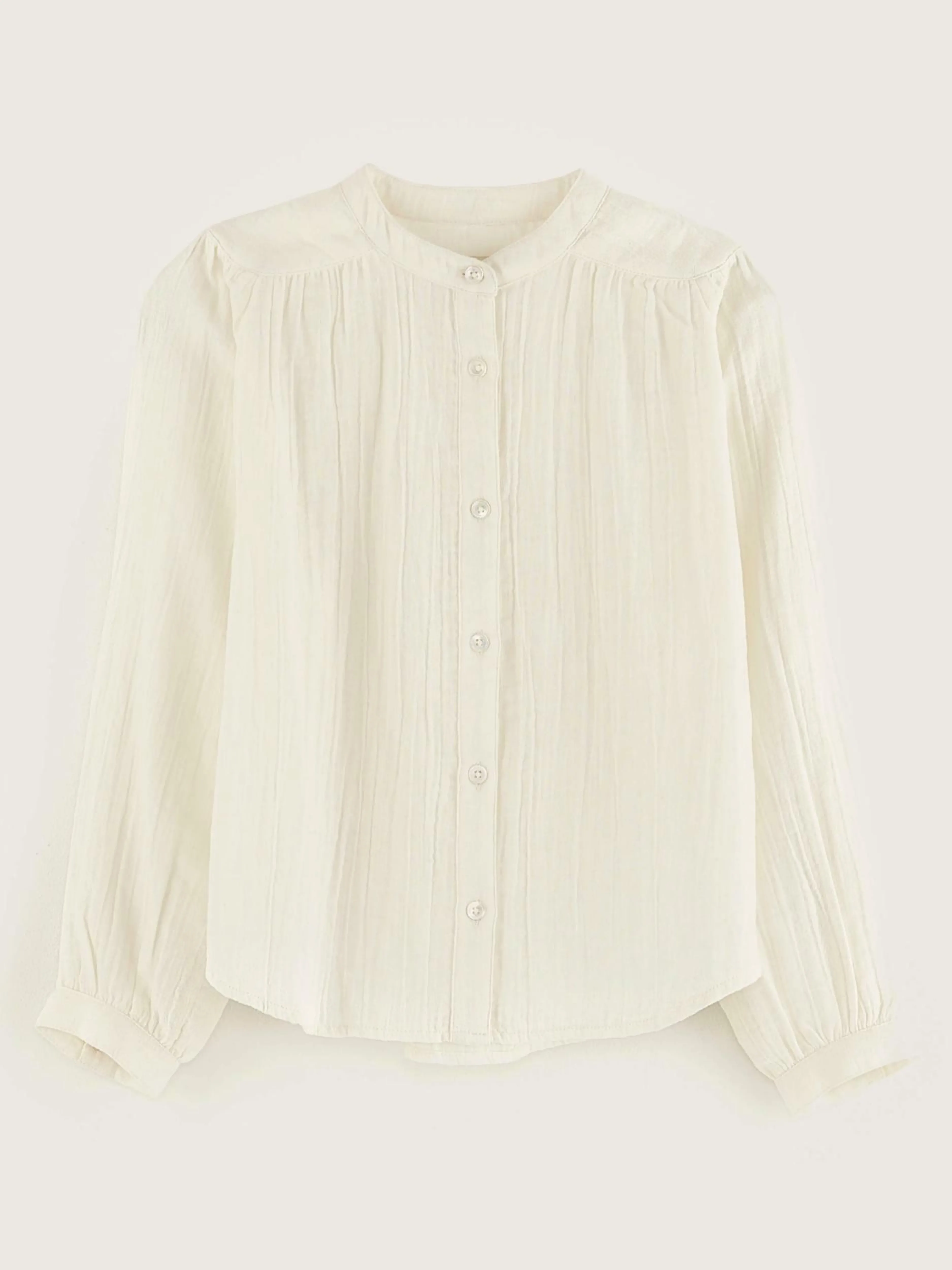 Blouses & Chemises-Bellerose Blouse Classique Hopsa Ecru