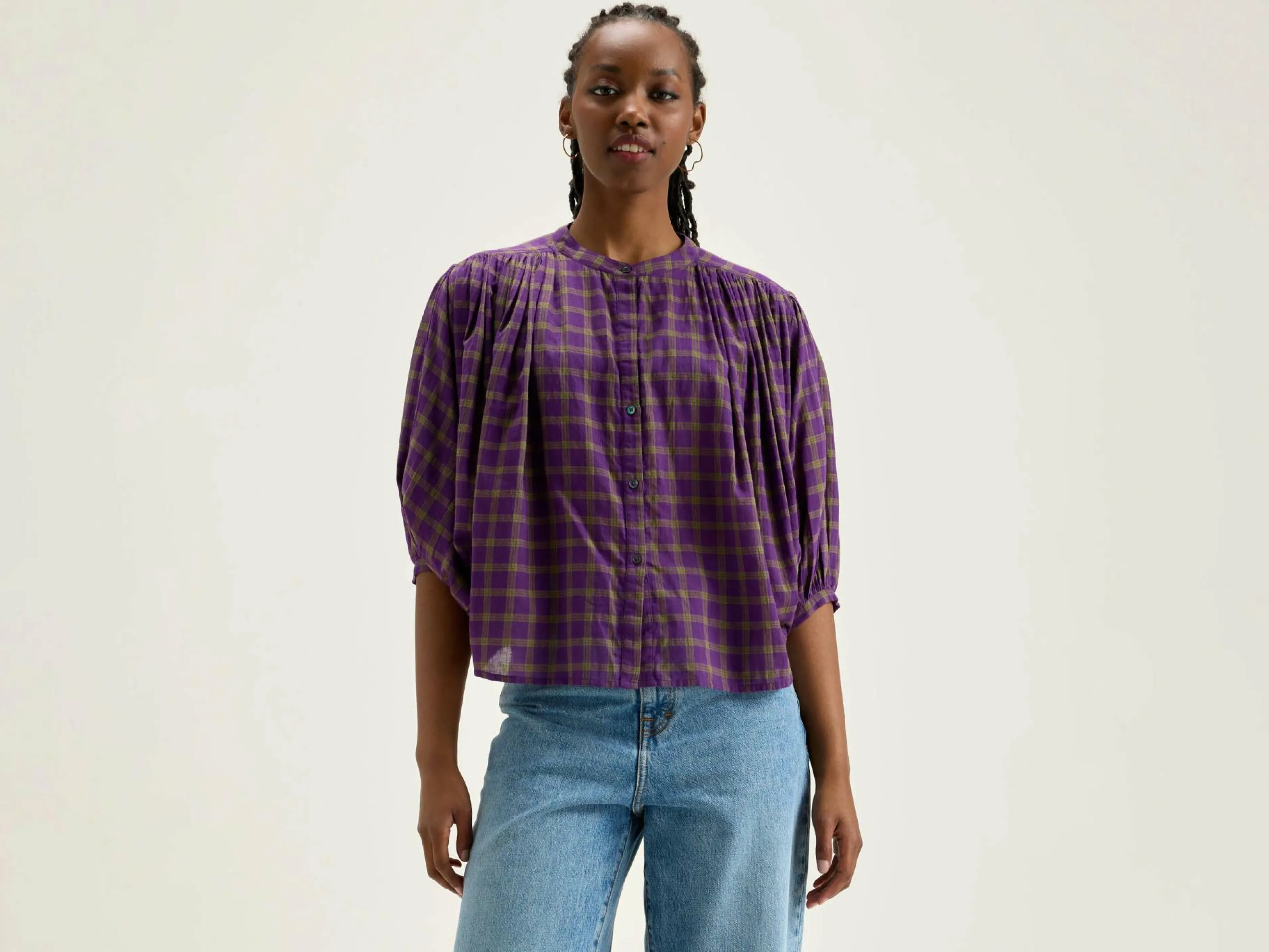 Blouses & Chemises-Bellerose Blouse Courte Ink Neon