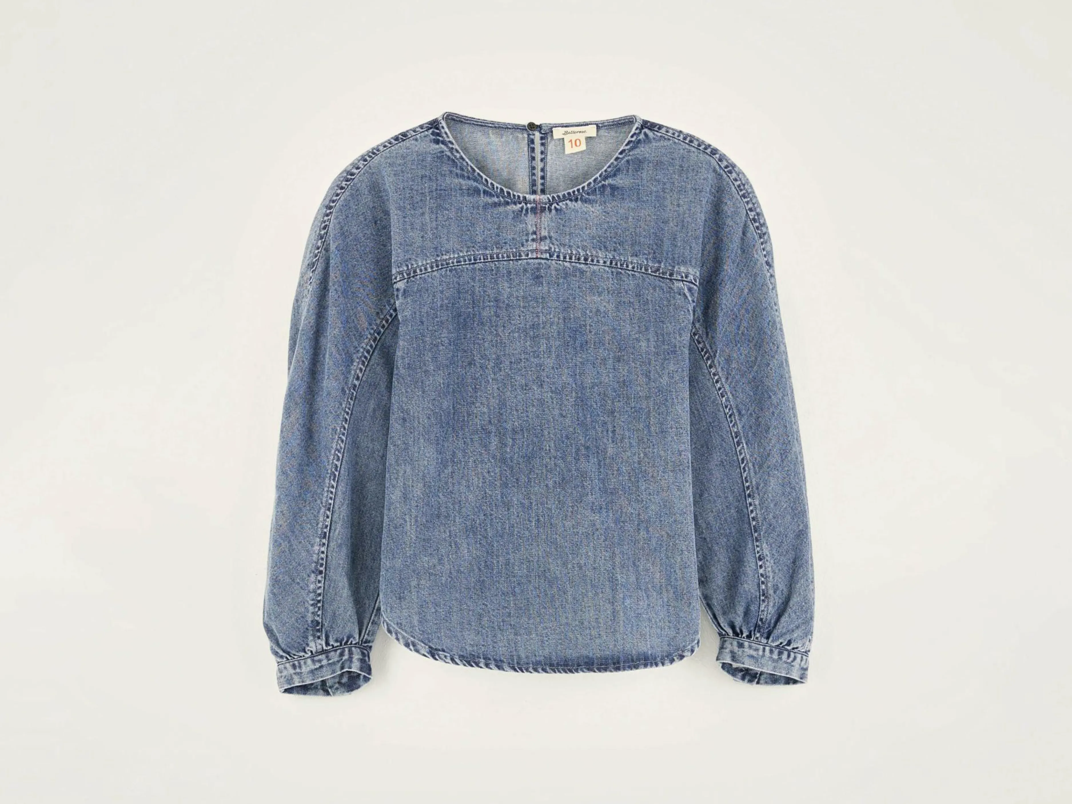 Blouses & Chemises-Bellerose Blouse En Denim Agar Light blue stone