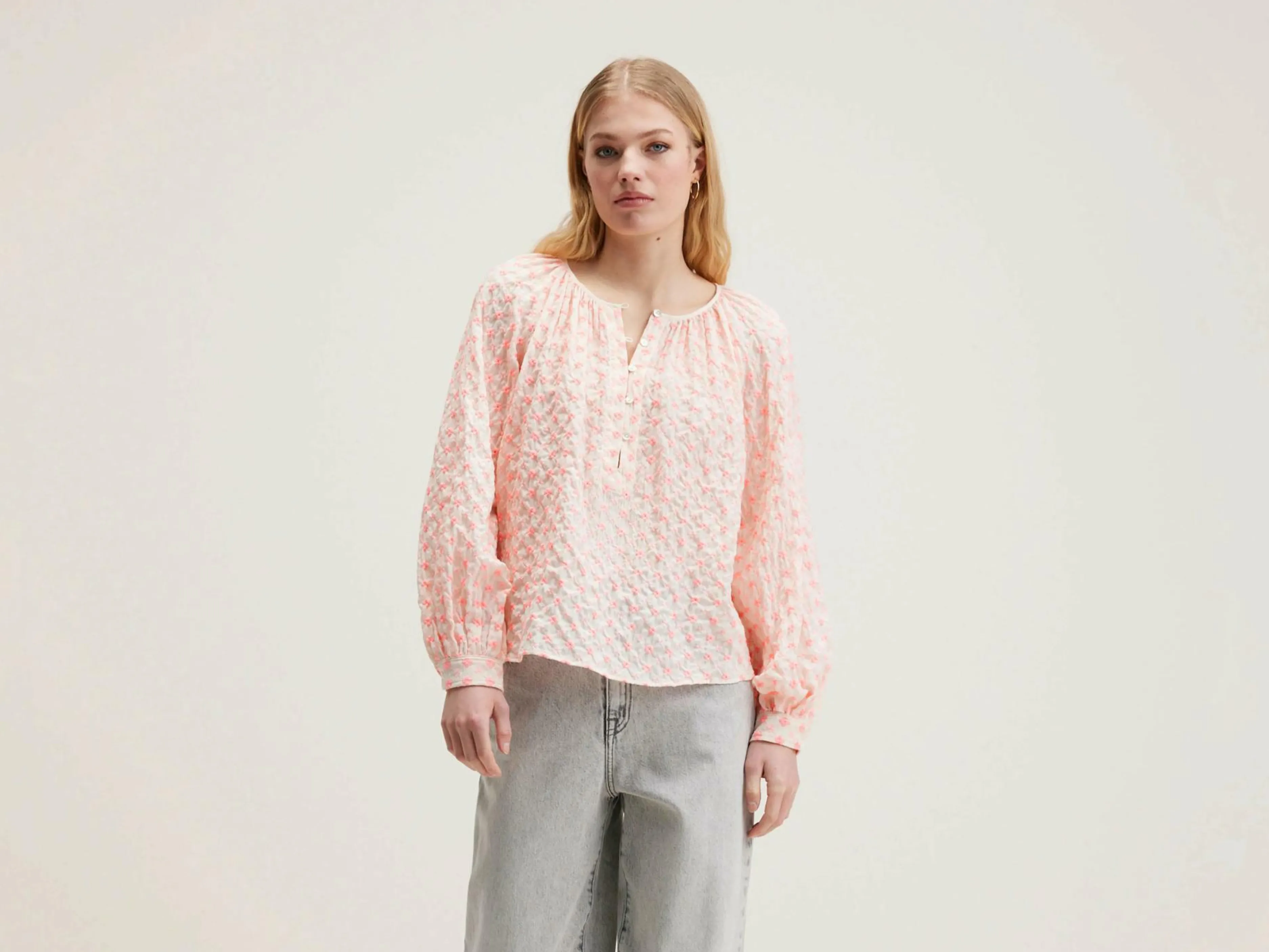 Blouses & Chemises-Bellerose Blouse Romantique Haiti Light rose / Rosee