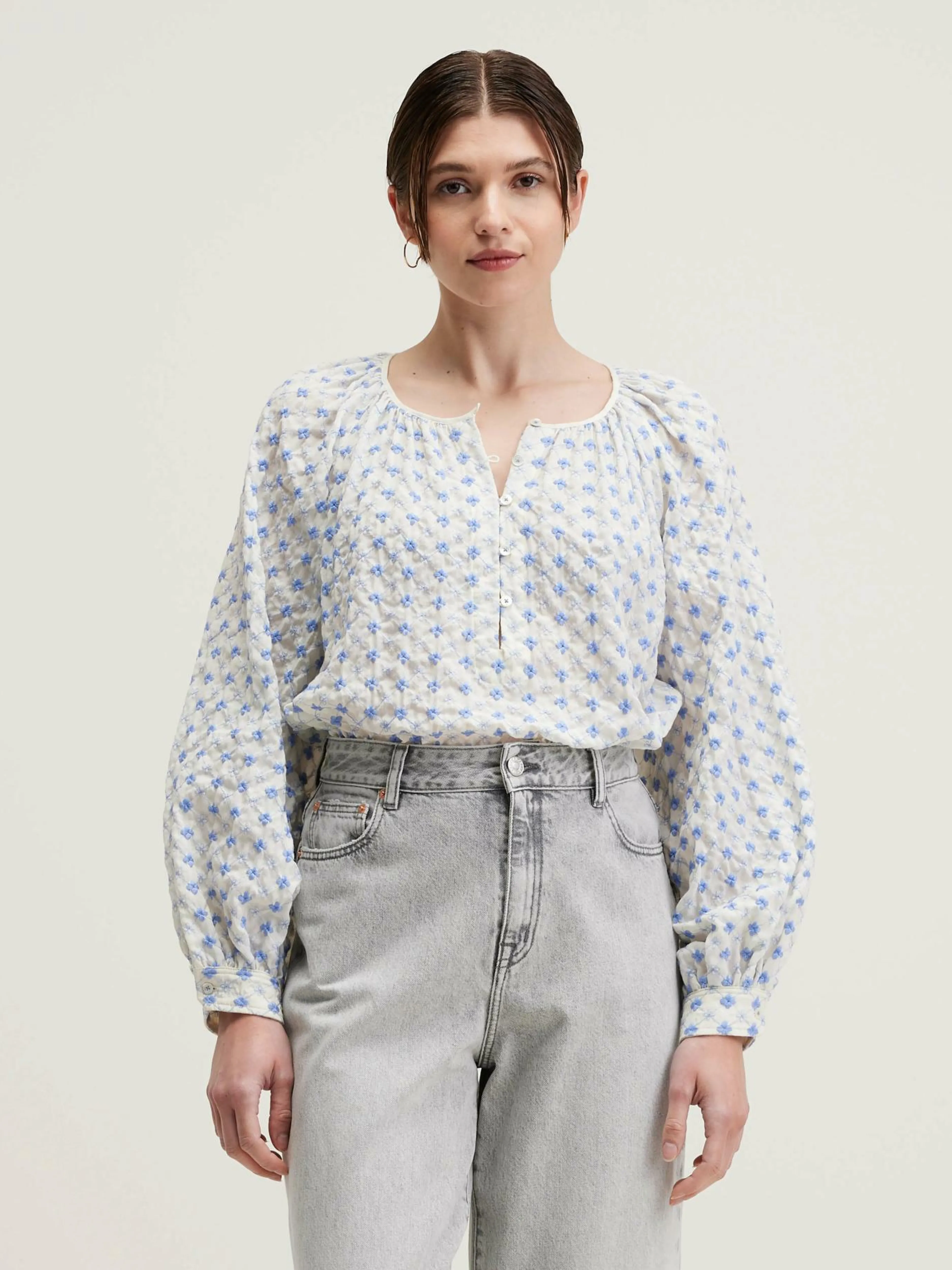 Blouses & Chemises-Bellerose Blouse Romantique Haiti Bonbon / Light rose
