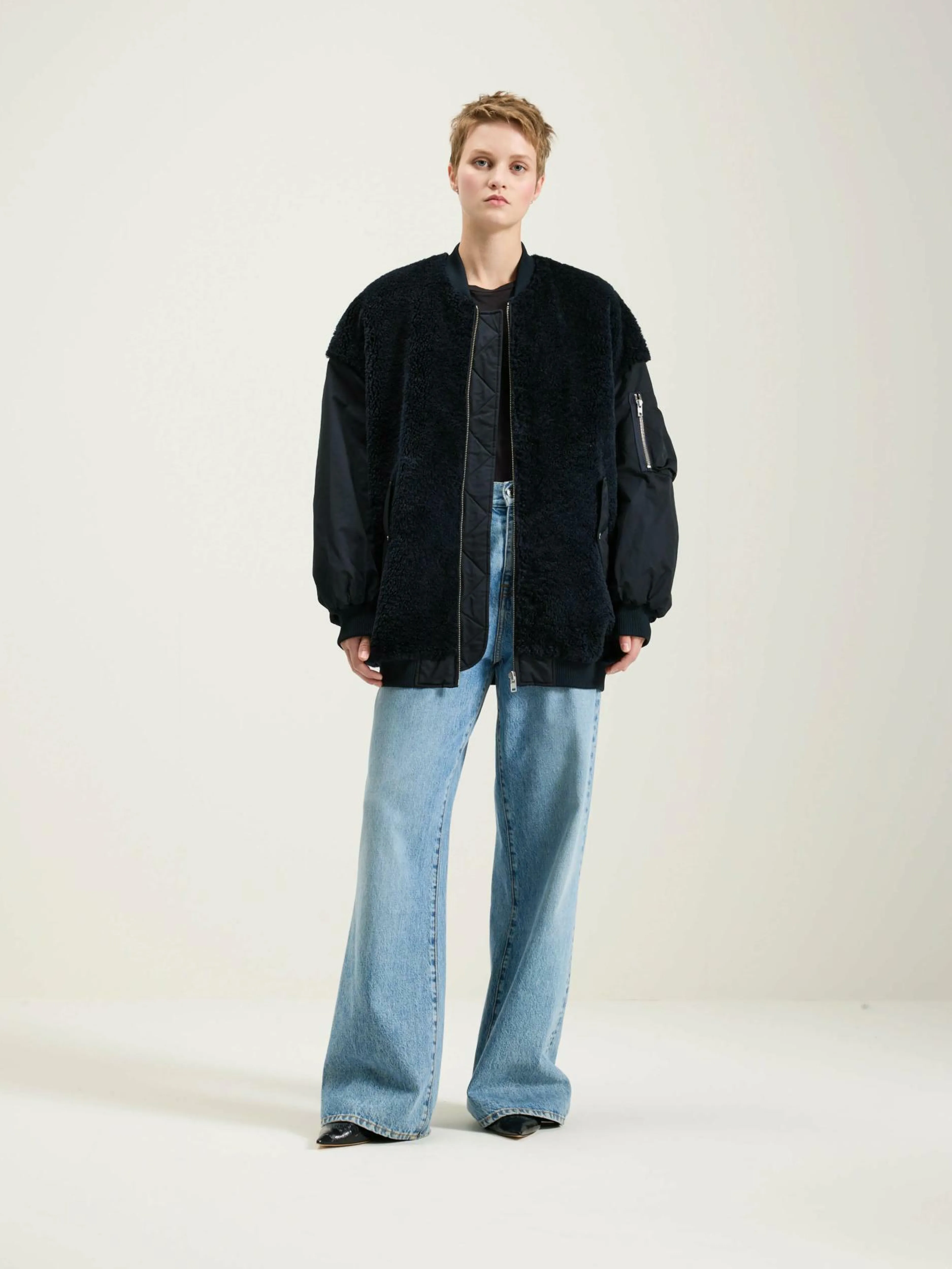 Manteaux & Vestes-Bellerose Bomber Highway Navy