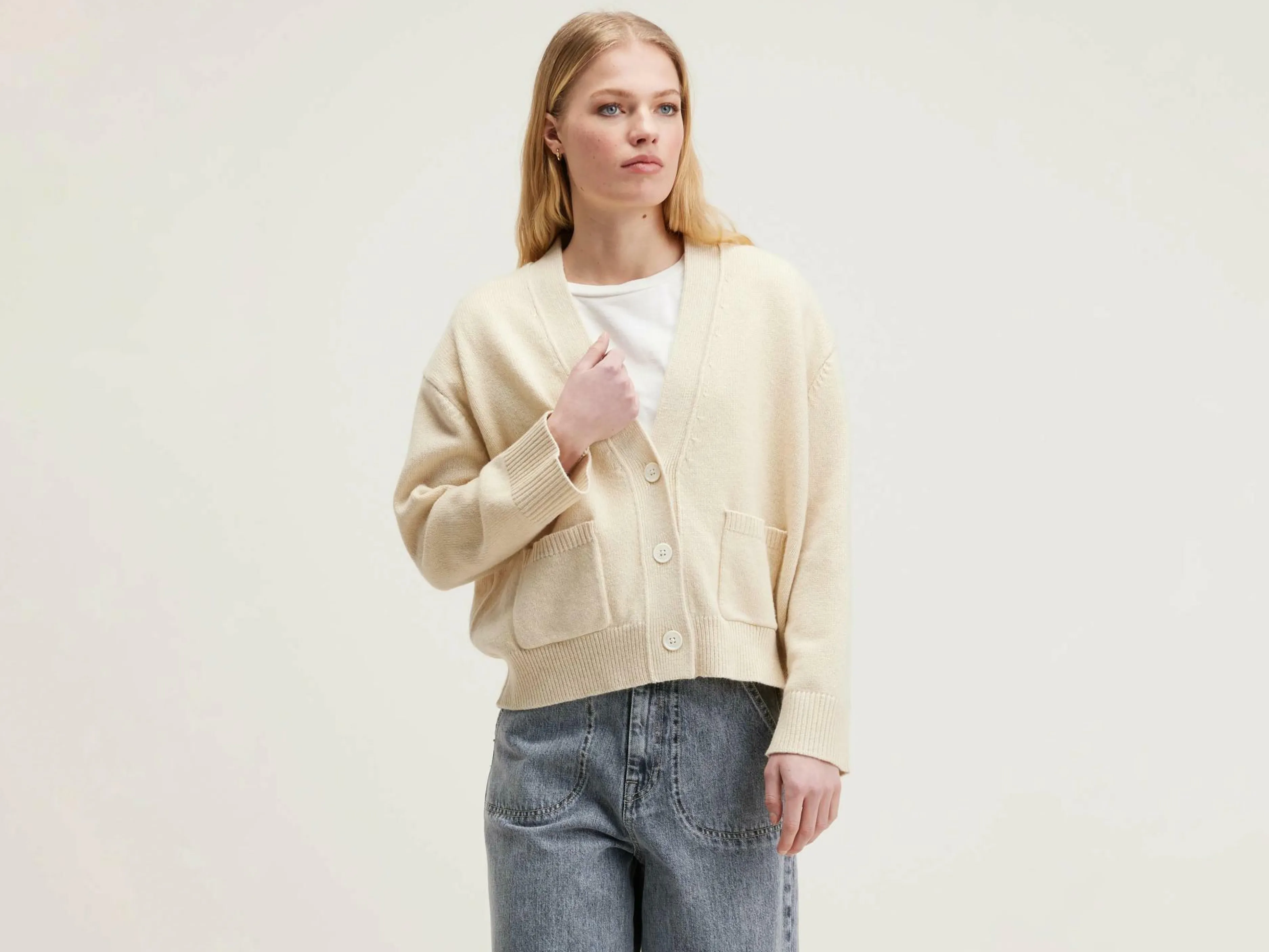 Mailles-Bellerose Cardigan Boxy Gaddin Whisper
