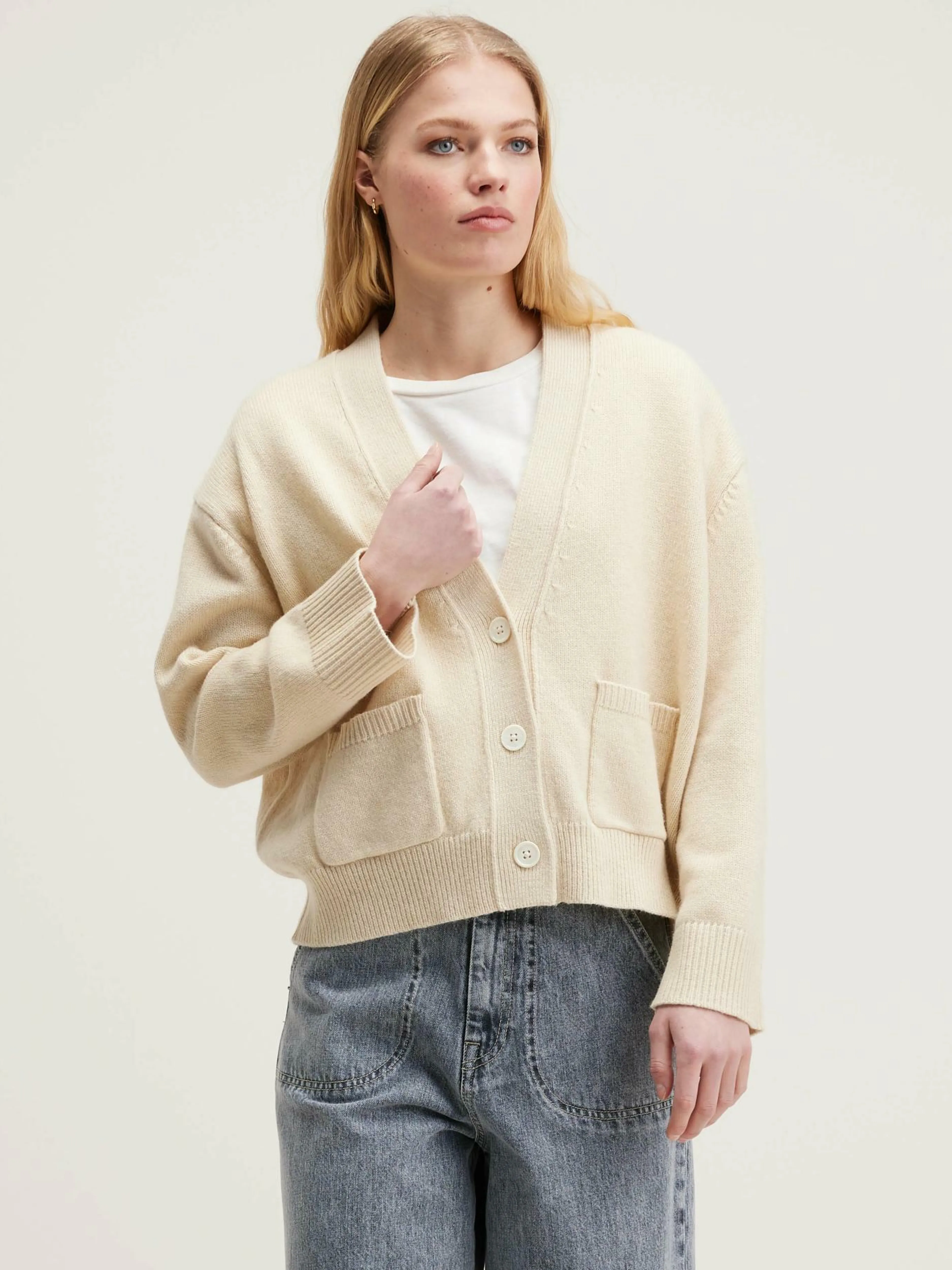Mailles-Bellerose Cardigan Boxy Gaddin Whisper