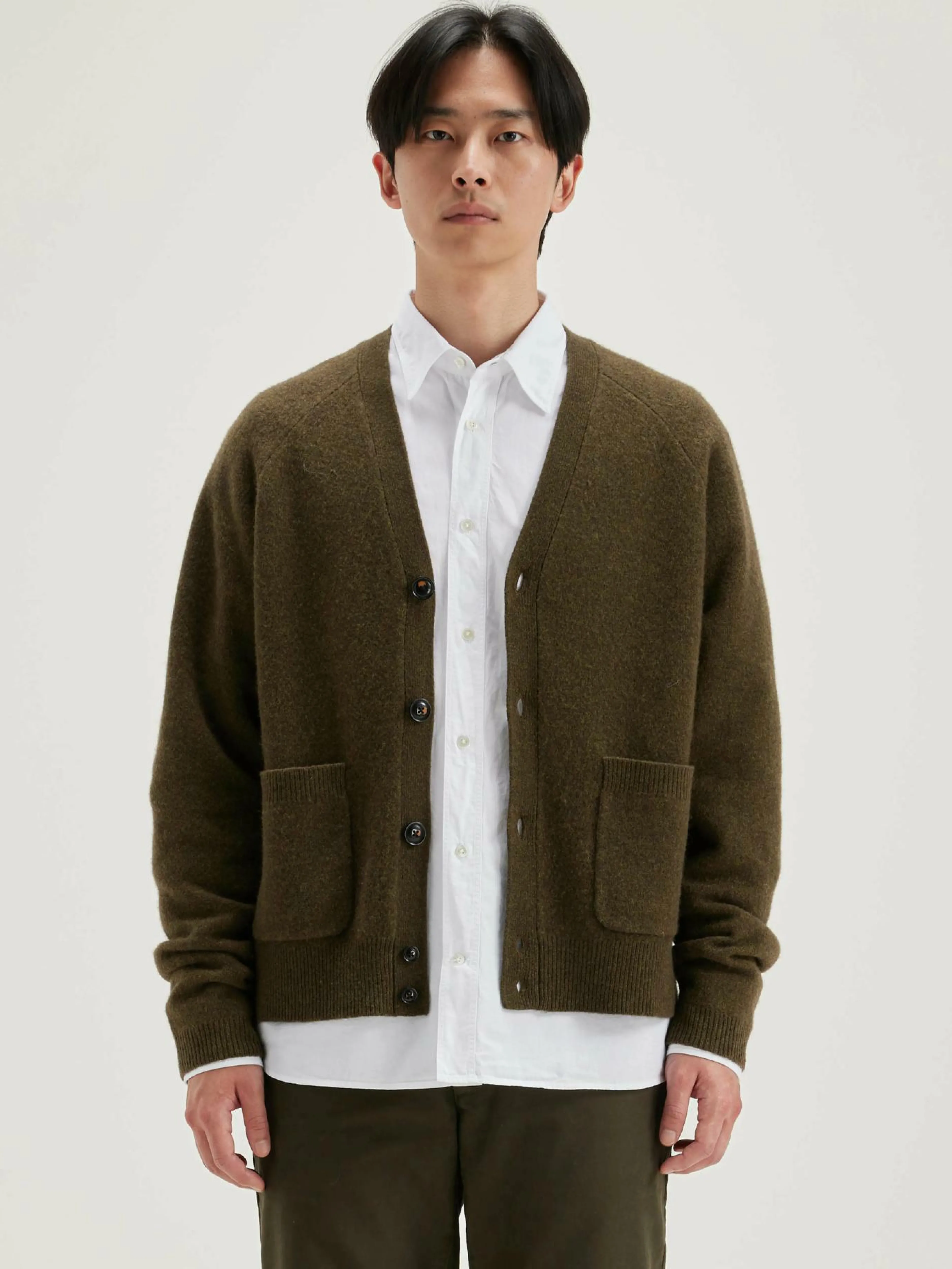 Mailles-Bellerose Cardigan Col V Geican Military