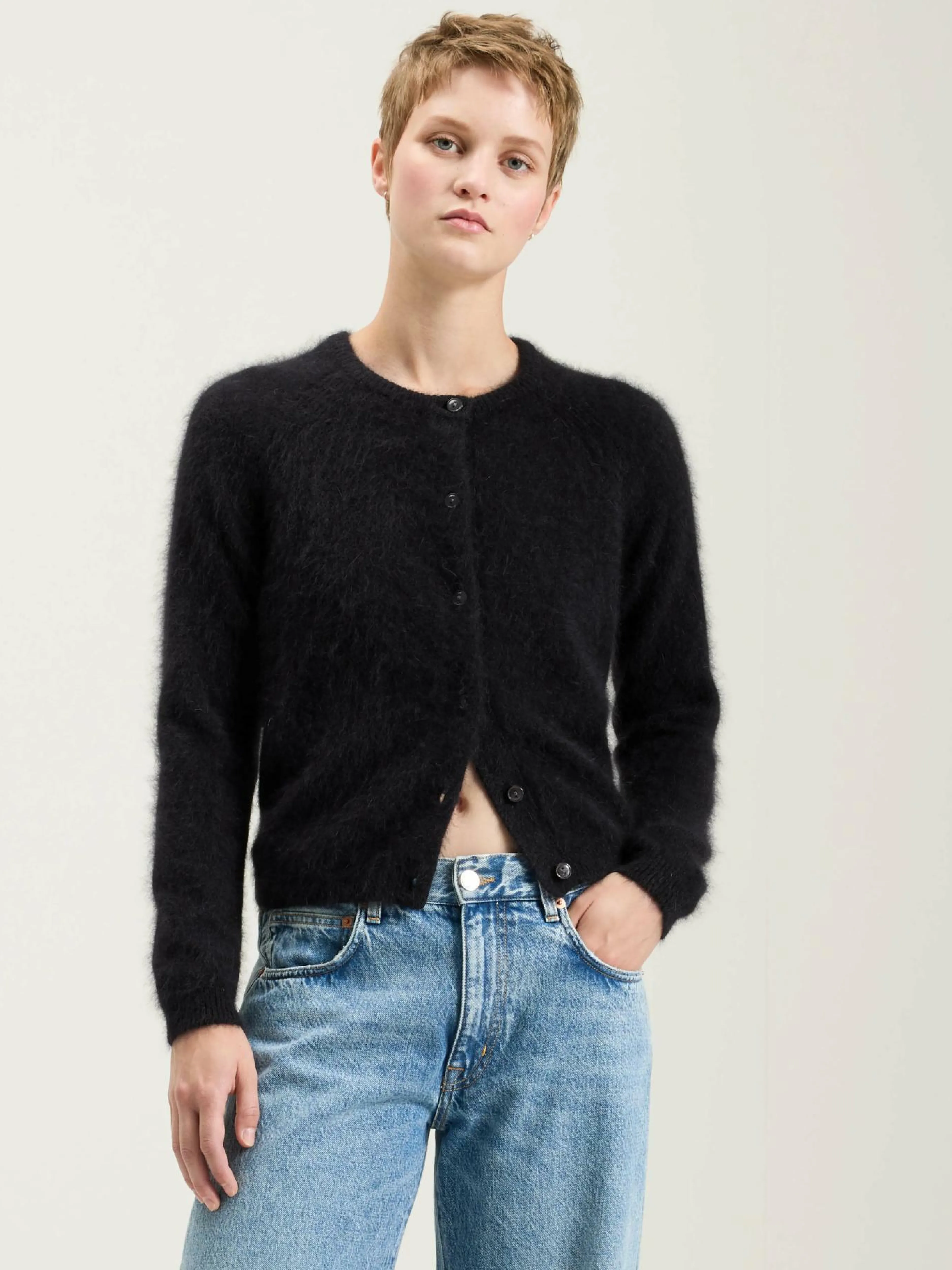 Mailles-Bellerose Cardigan En Angora Datair