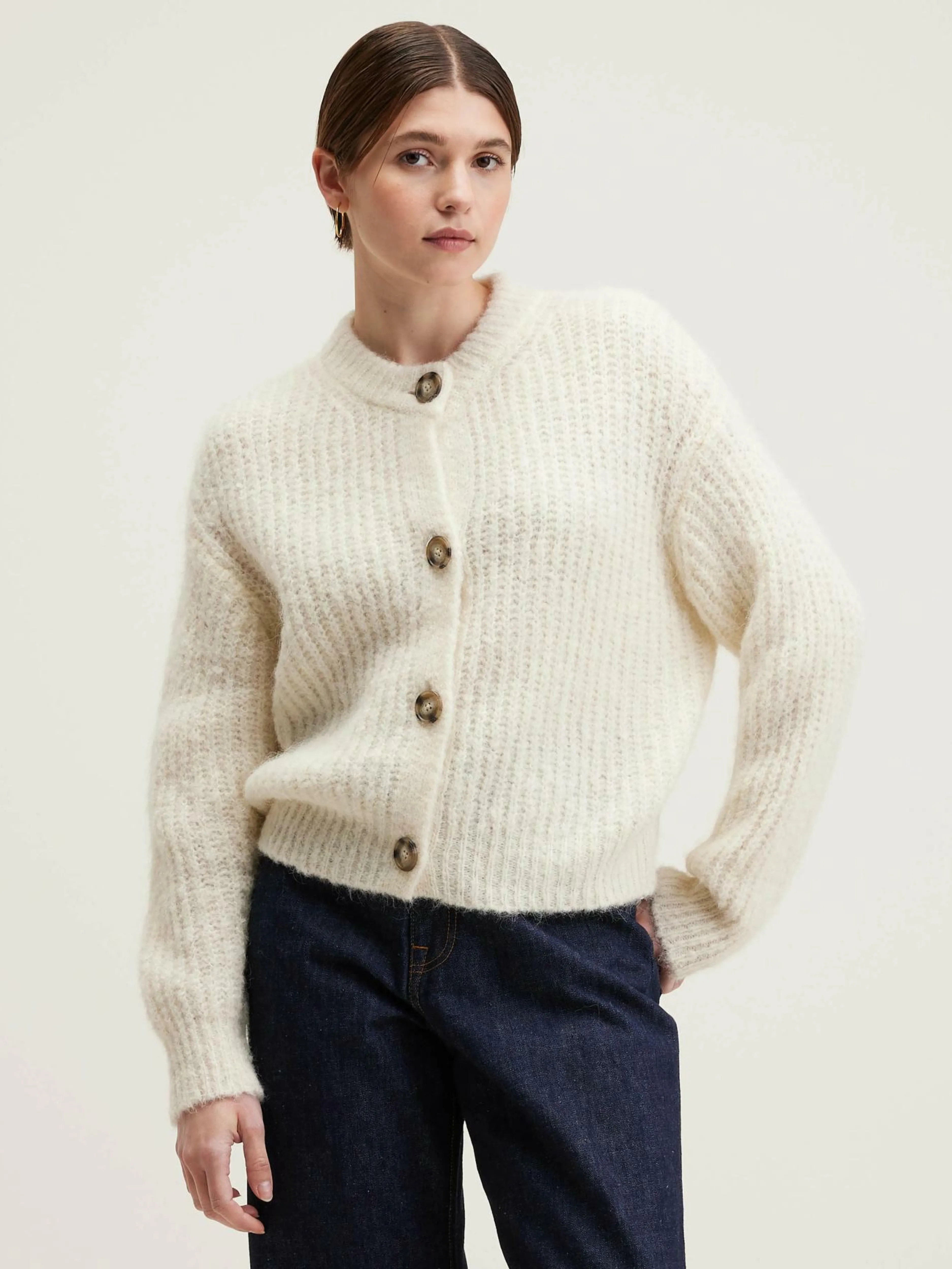 Mailles-Bellerose Cardigan En Maille Adyka Whisper