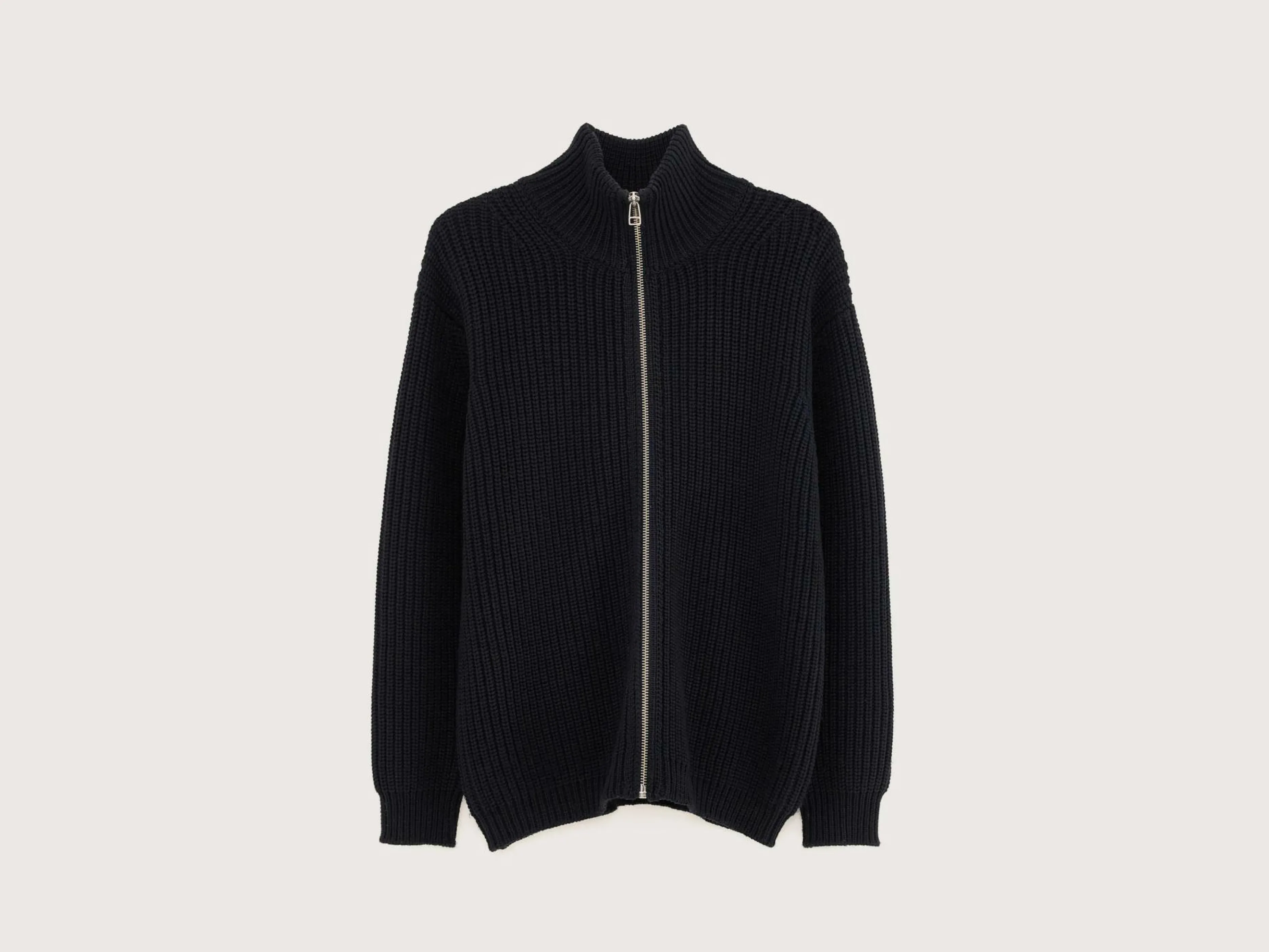 Mailles-Bellerose Cardigan Zippé Allip Navy