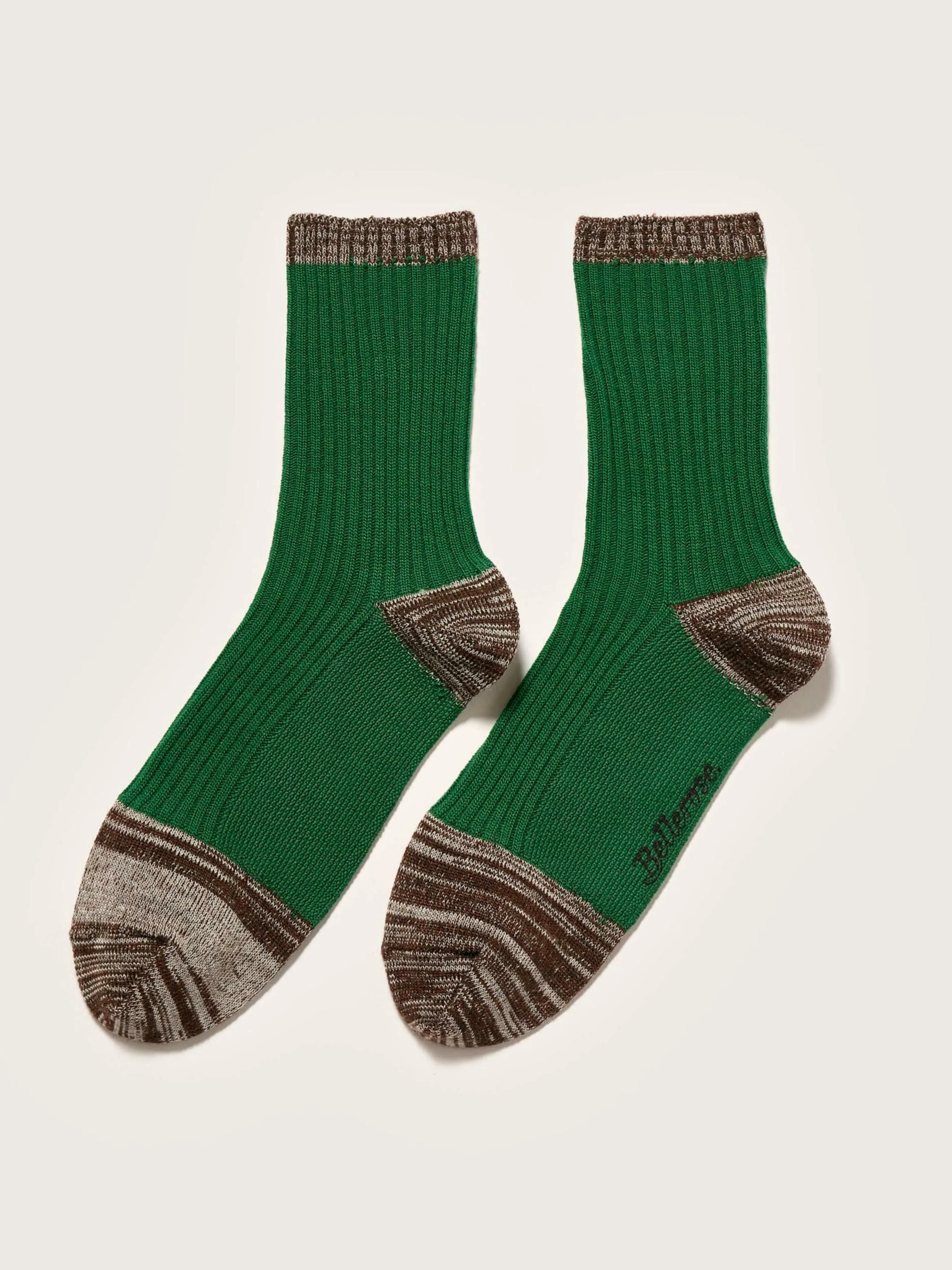 Chaussettes-Bellerose Chaussettes Baudy Milky way / Mojito