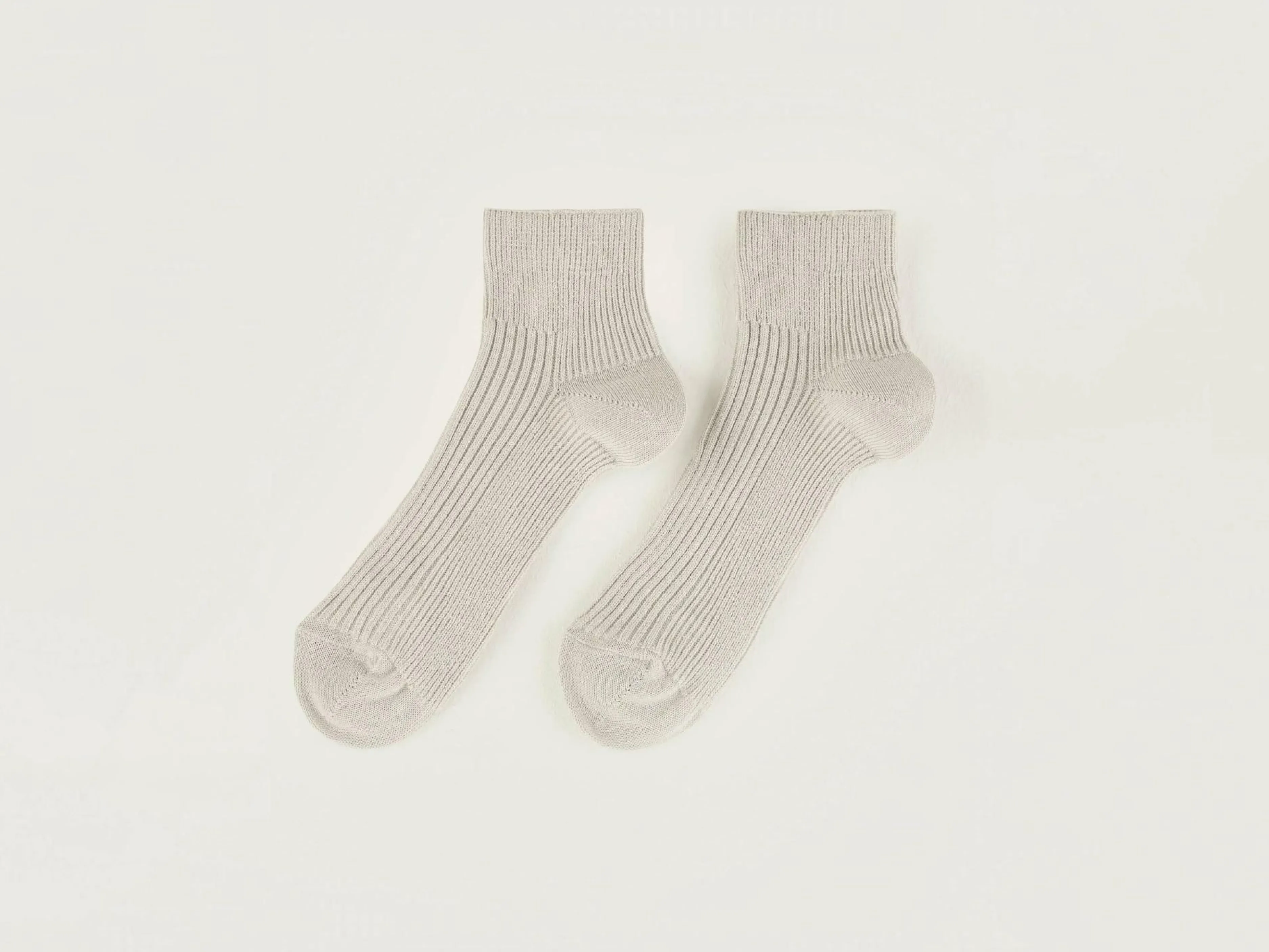 Chaussettes-Bellerose Chaussettes Courtes Bapis Oyster
