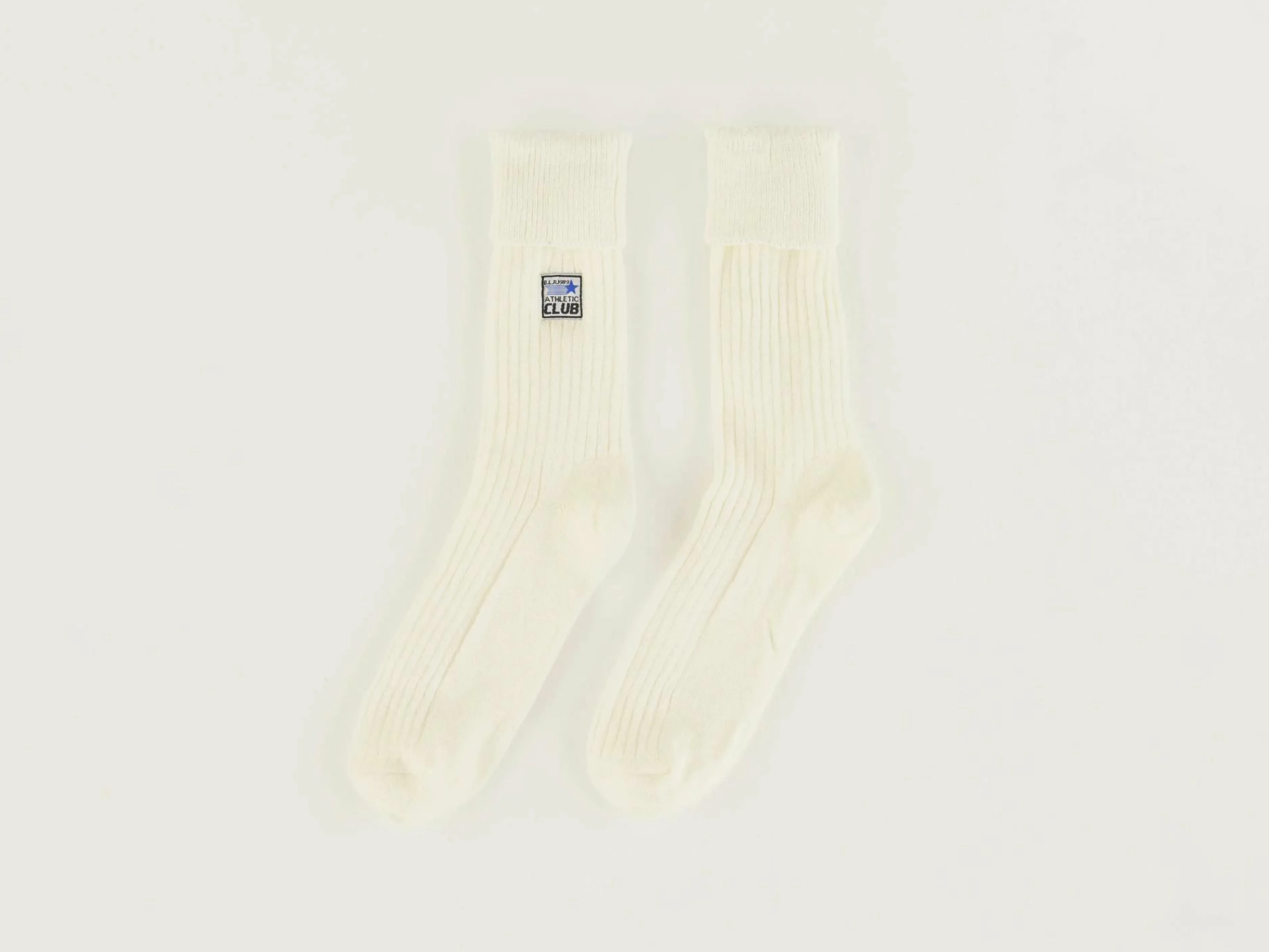 Chaussettes-Bellerose Chaussettes En Maille Vocani Ecru