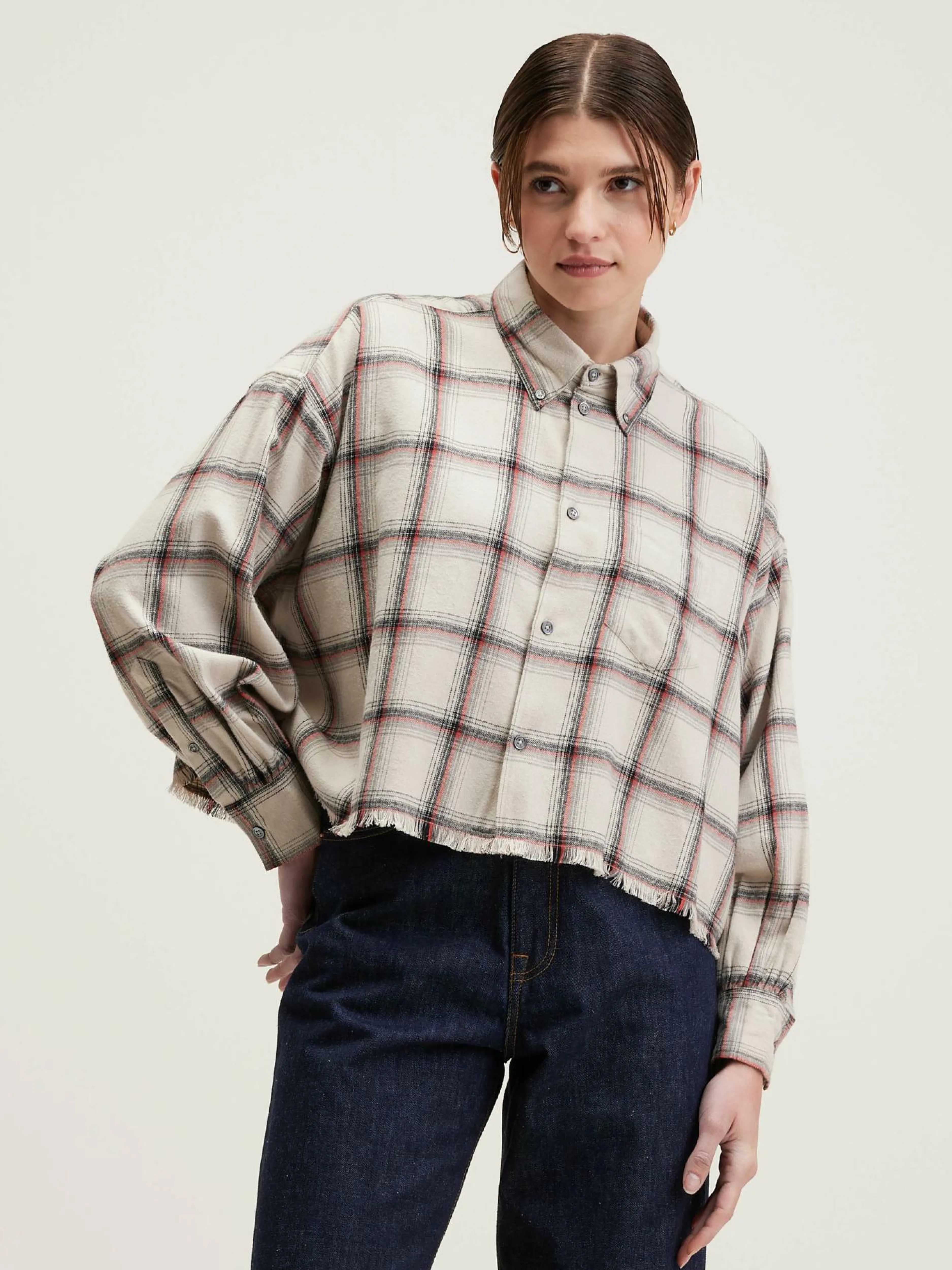 Blouses & Chemises-Bellerose Chemise à Carreaux Kraft