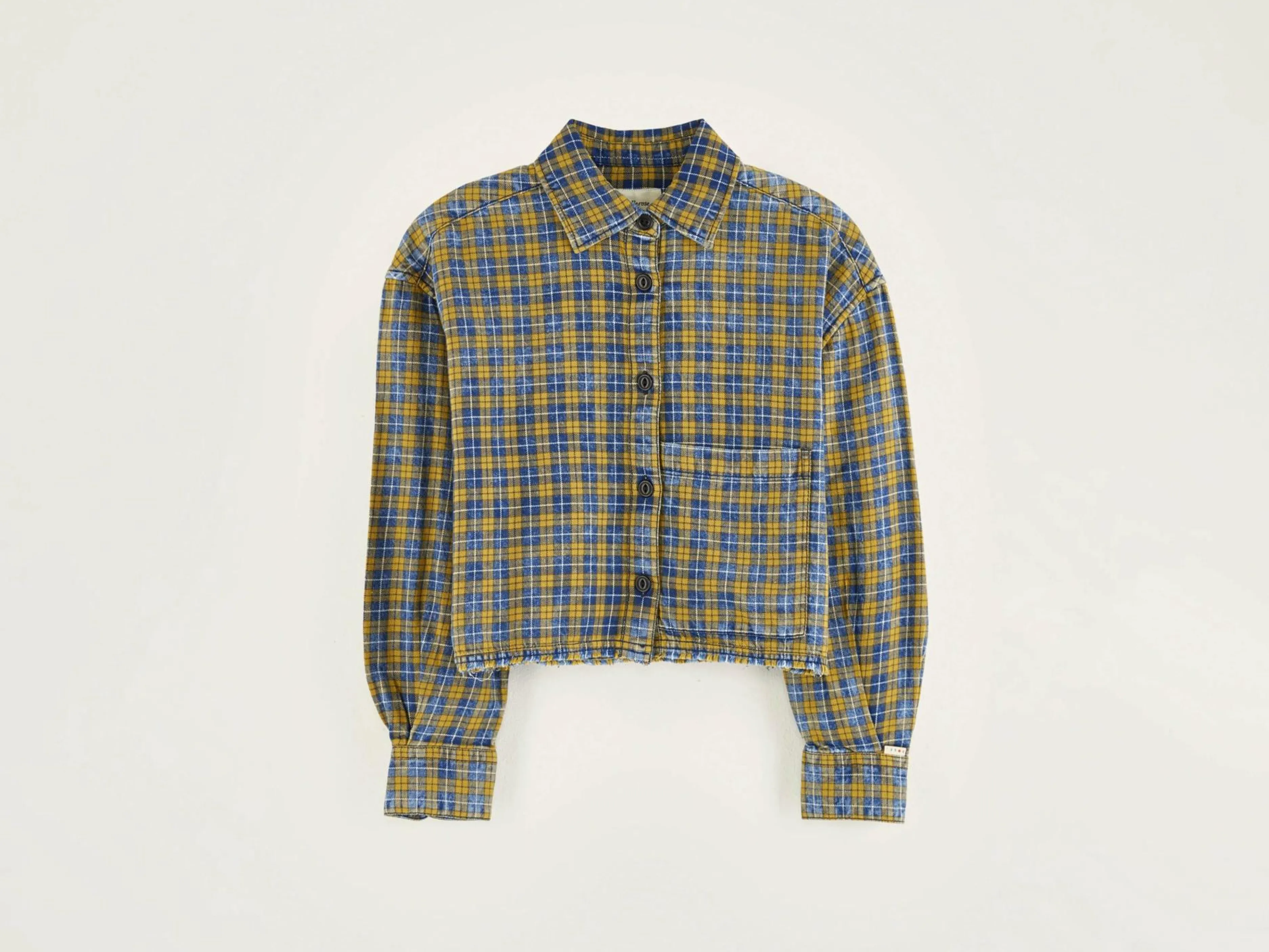 Blouses & Chemises-Bellerose Chemise Boxy Wiggle Cornflakes / Myosotis