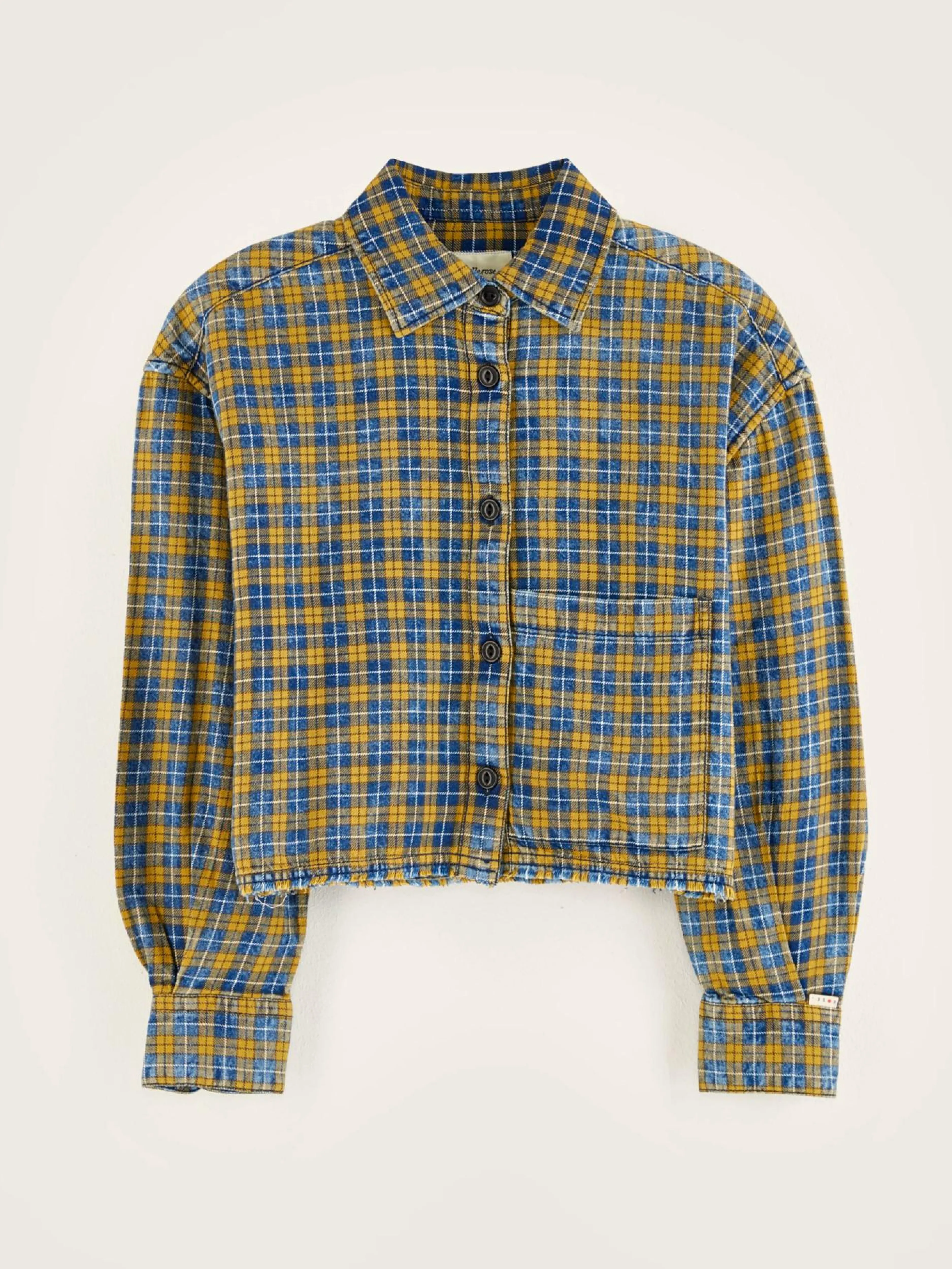 Blouses & Chemises-Bellerose Chemise Boxy Wiggle Cornflakes / Myosotis