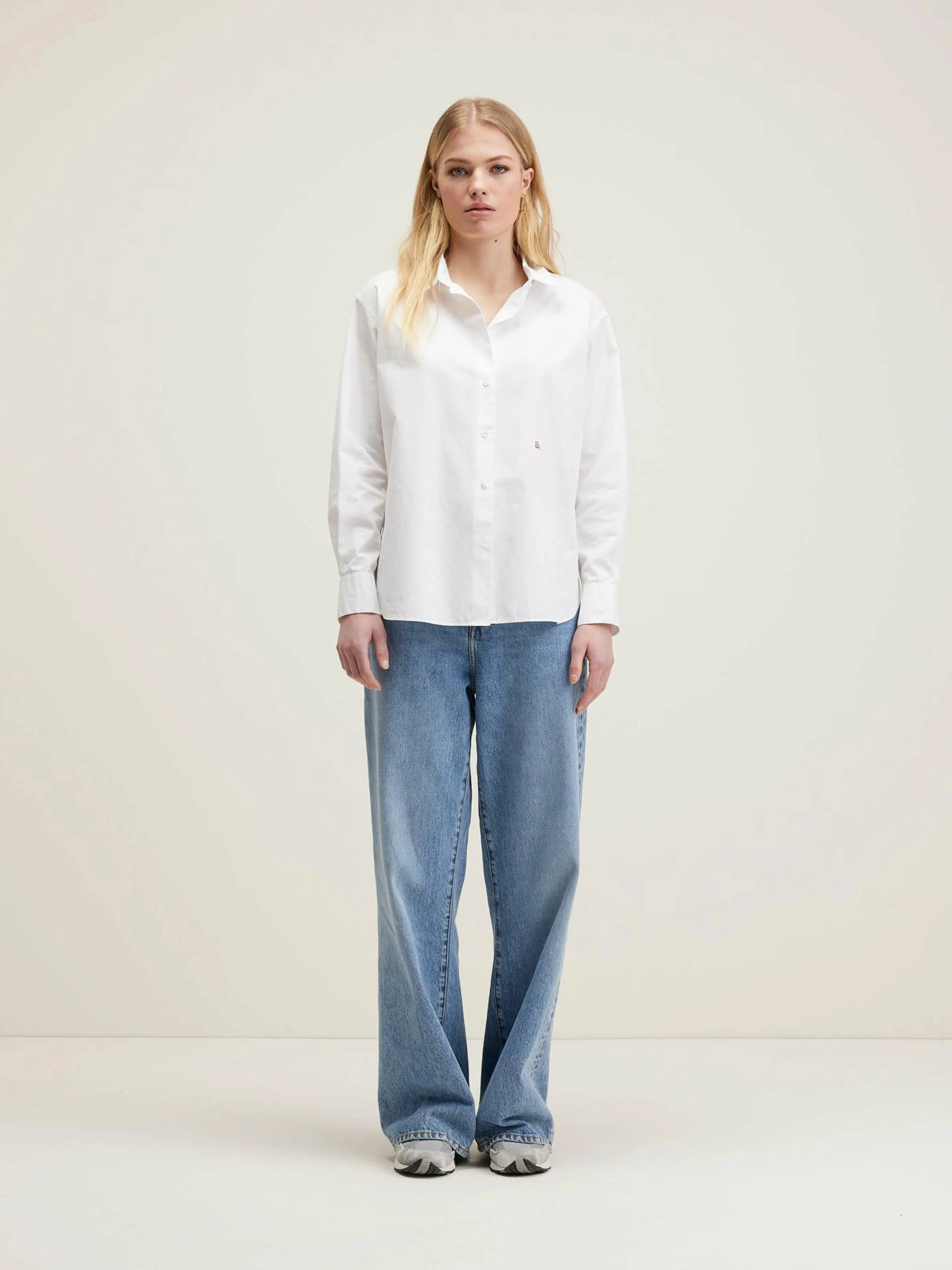 Blouses & Chemises-Bellerose Chemise En Popeline Gastoo White