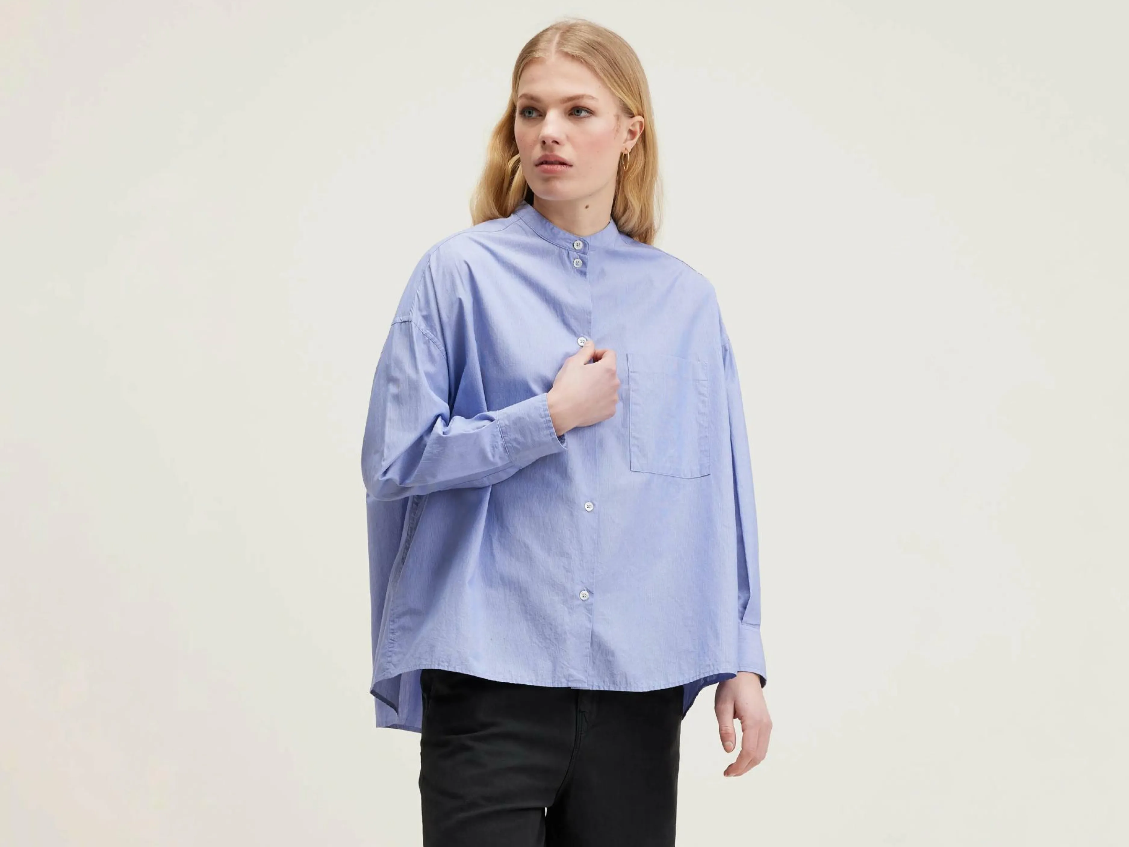 Blouses & Chemises-Bellerose Chemise En Popeline Gorky Myosotis