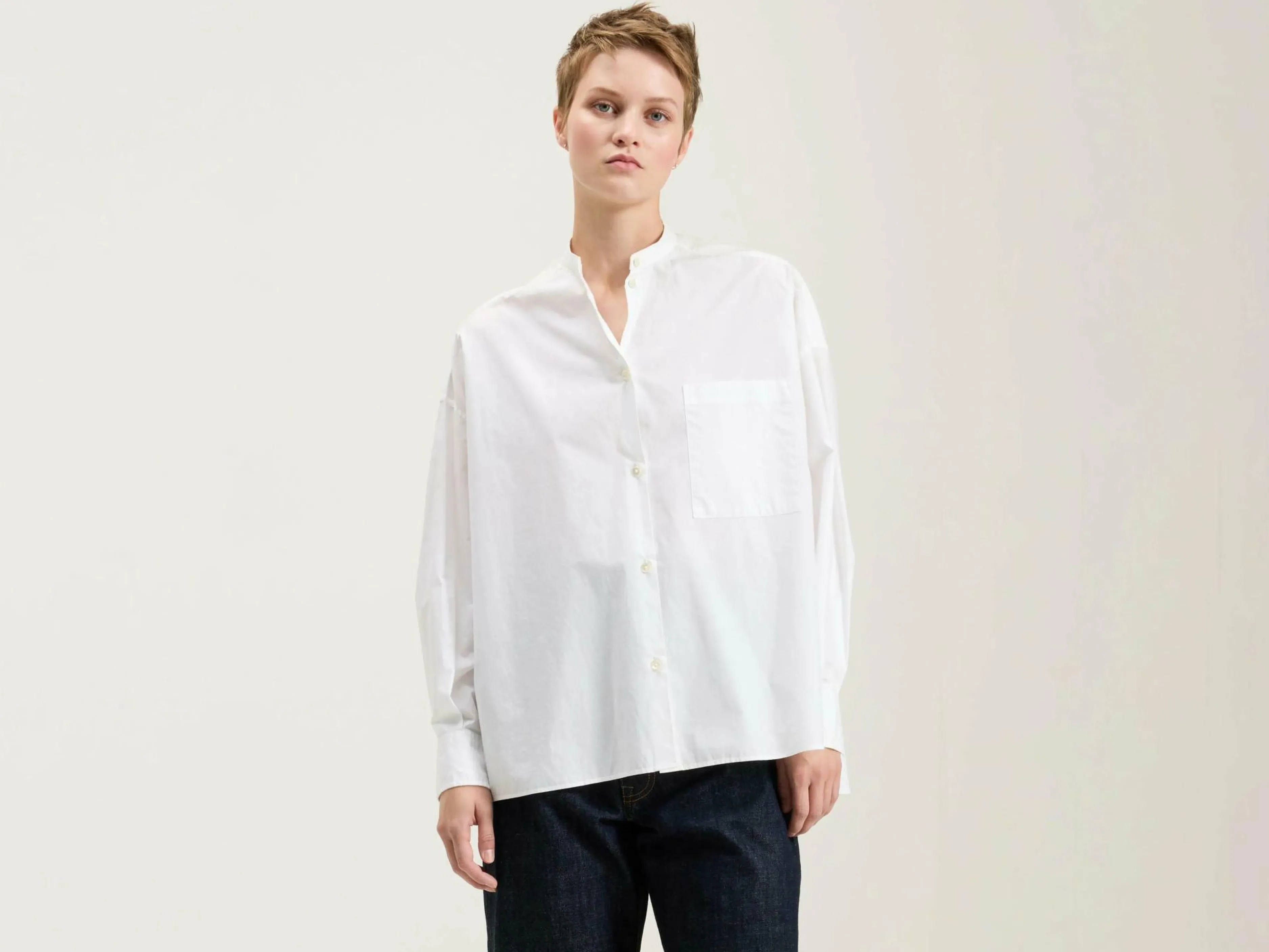 Blouses & Chemises-Bellerose Chemise En Popeline Gorky White
