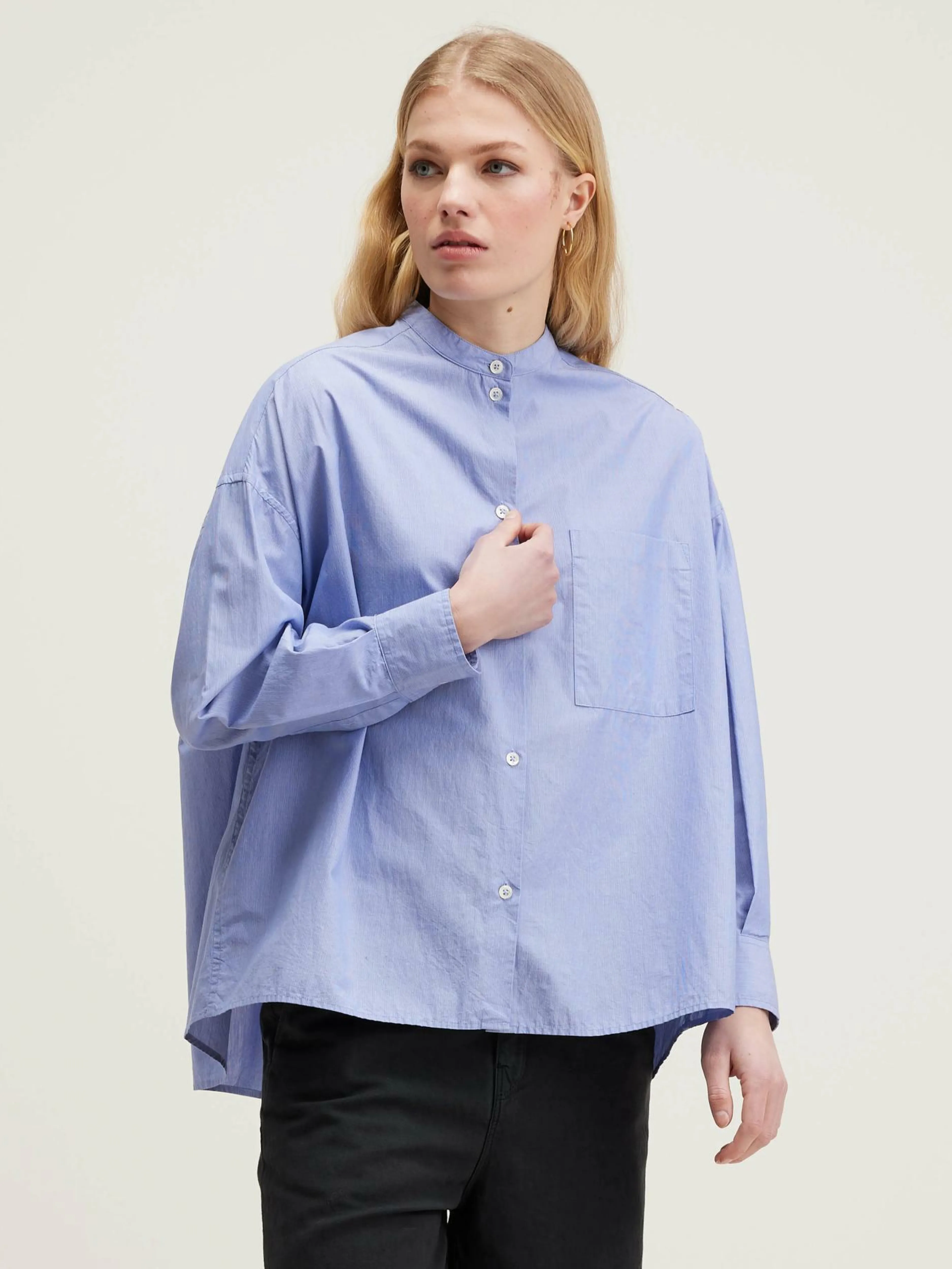 Blouses & Chemises-Bellerose Chemise En Popeline Gorky Myosotis