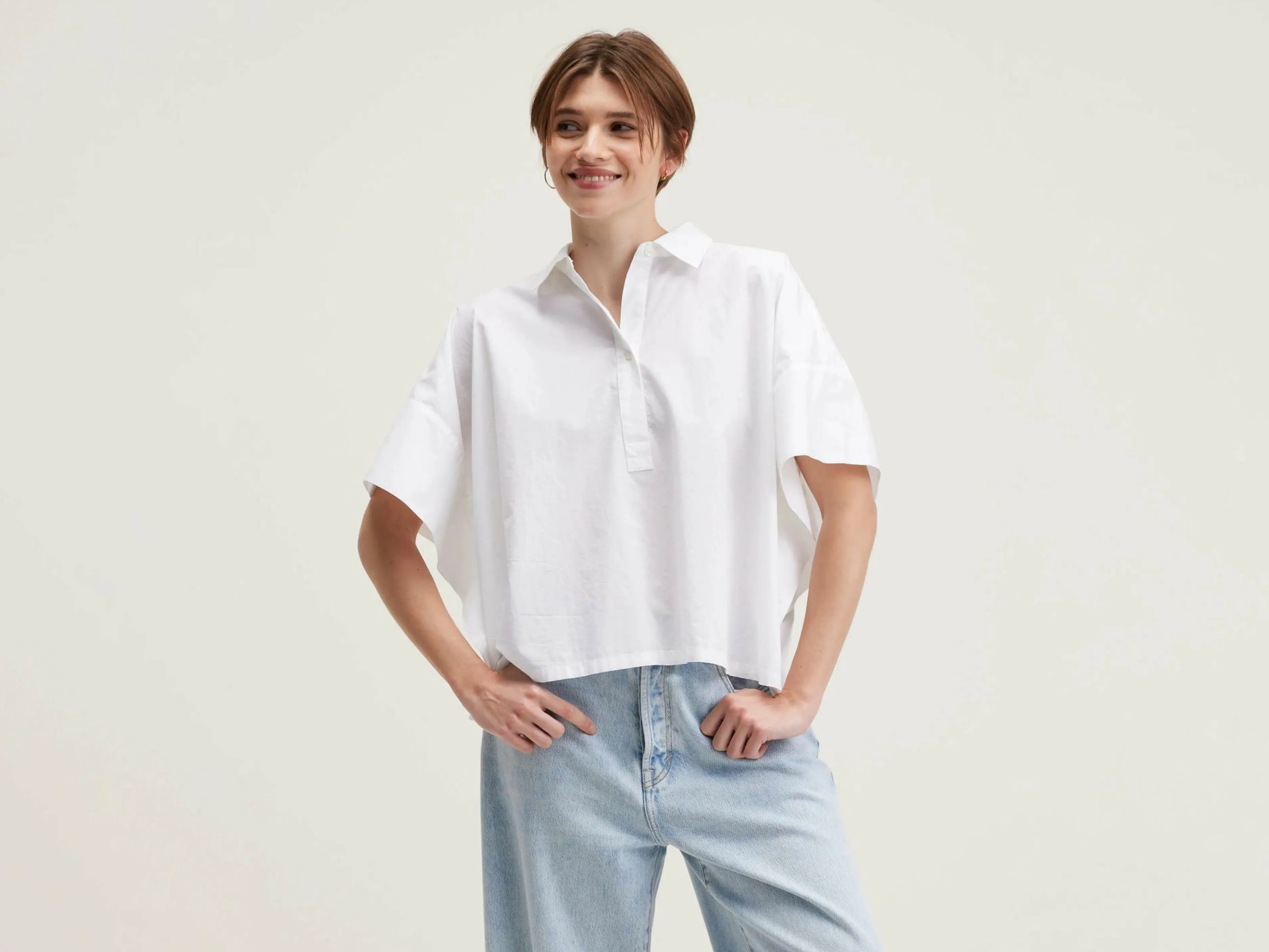 Blouses & Chemises-Bellerose Chemise Sans Manches Cairn White