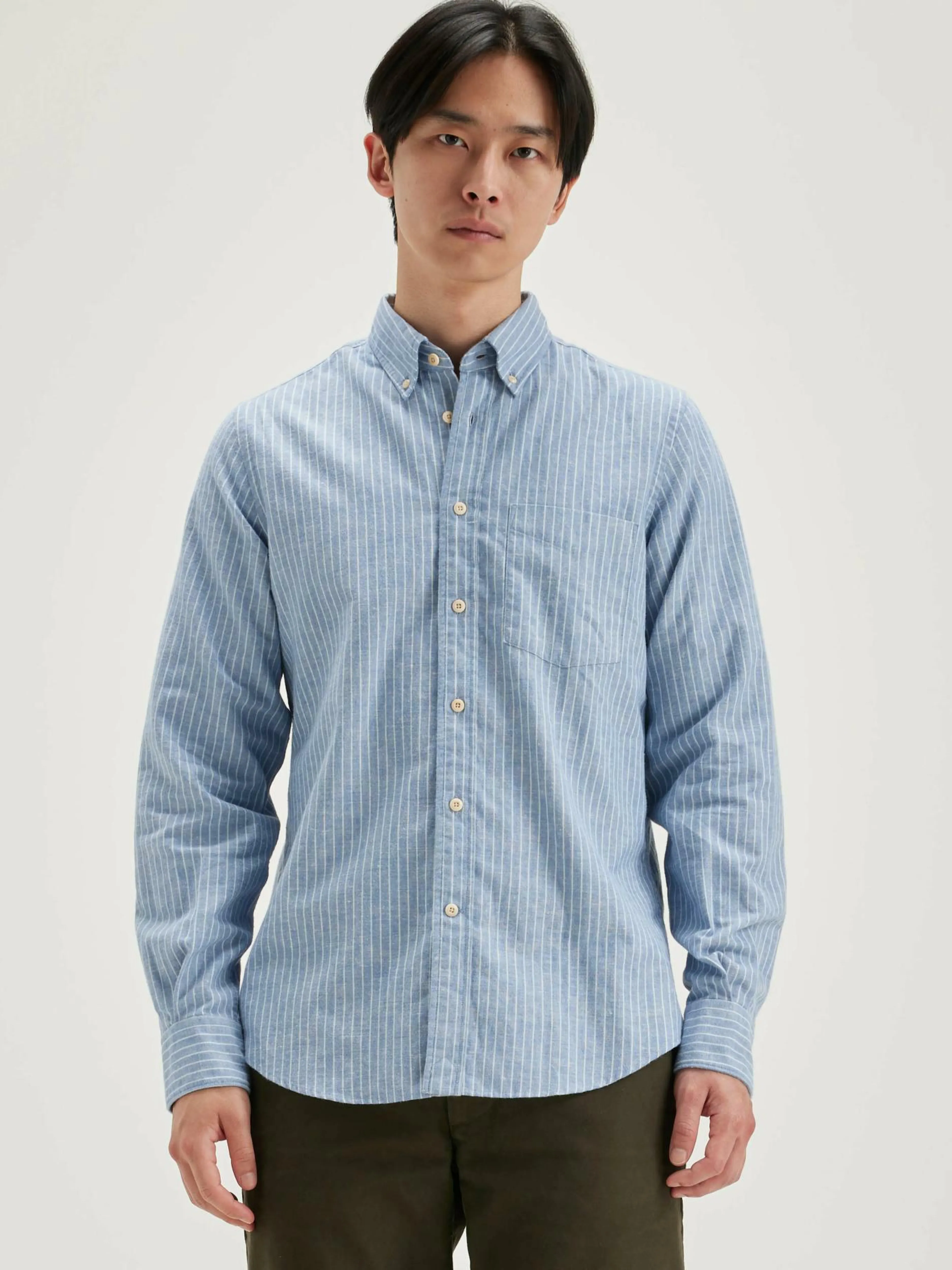 Chemises-Bellerose Chemise Slim Mire Drizzle