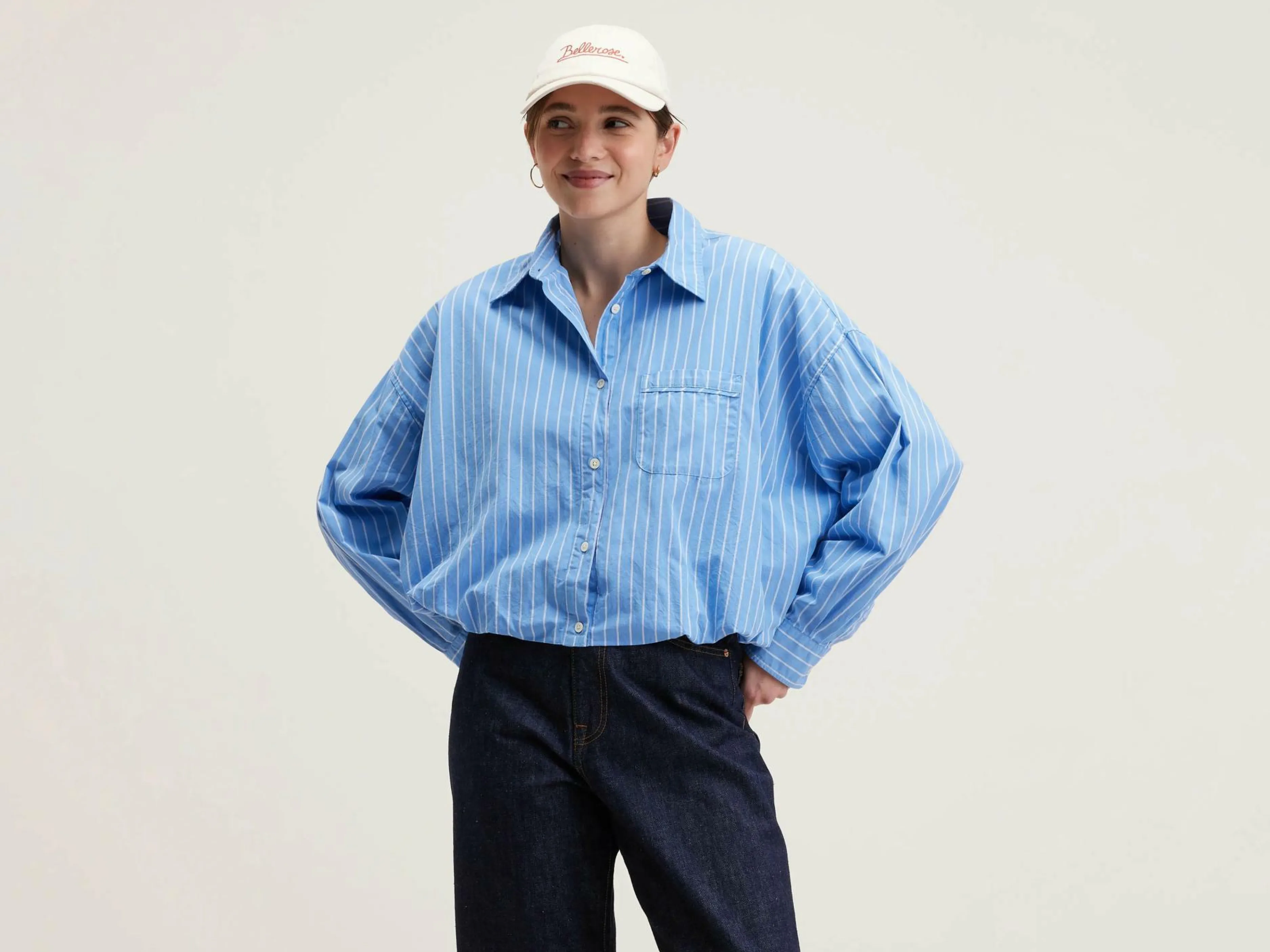 Blouses & Chemises-Bellerose Chemise Volumineuse Graham Azur