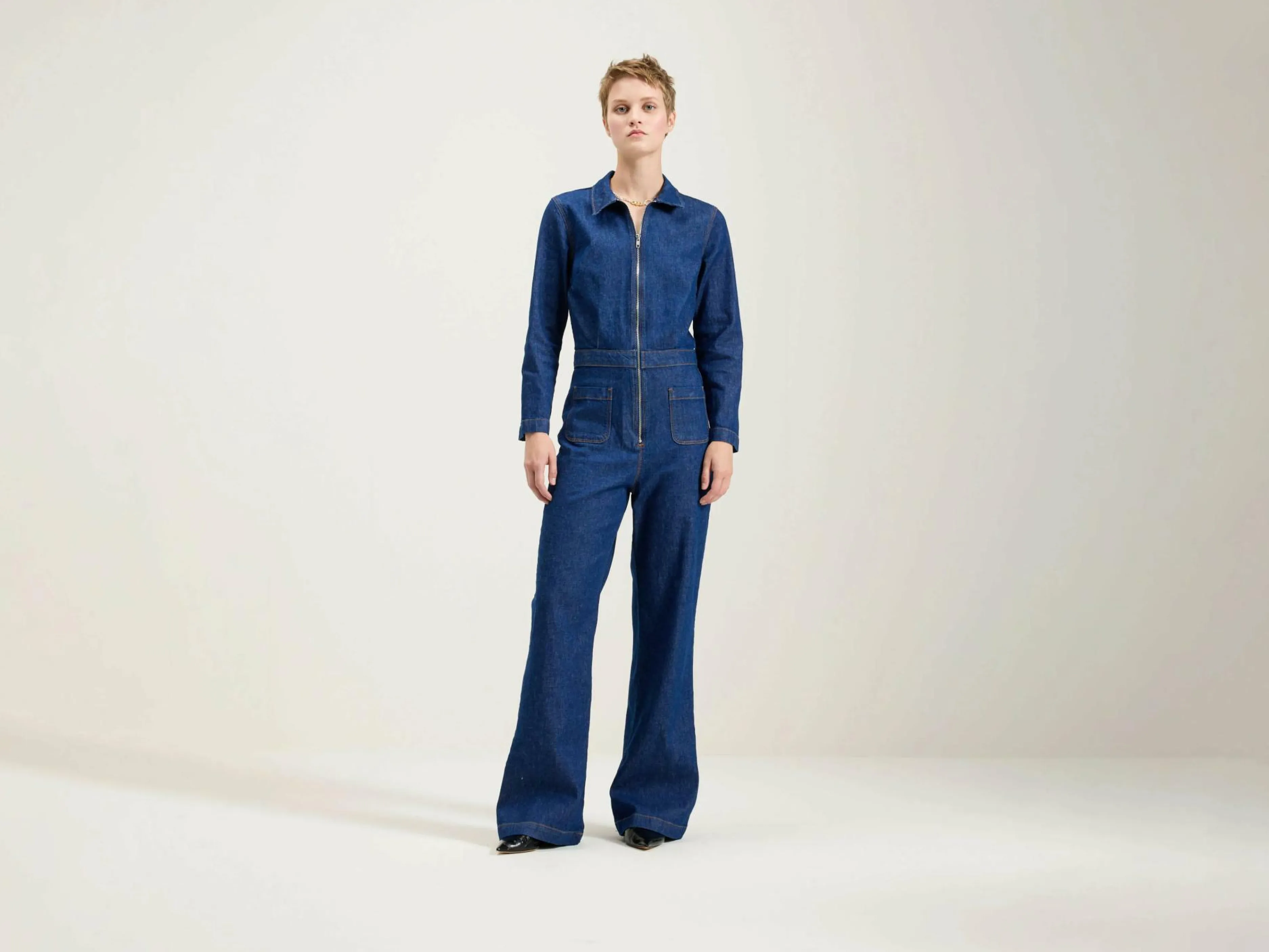 Combinaisons & Salopettes-Bellerose Combinaison En Denim Pamelie