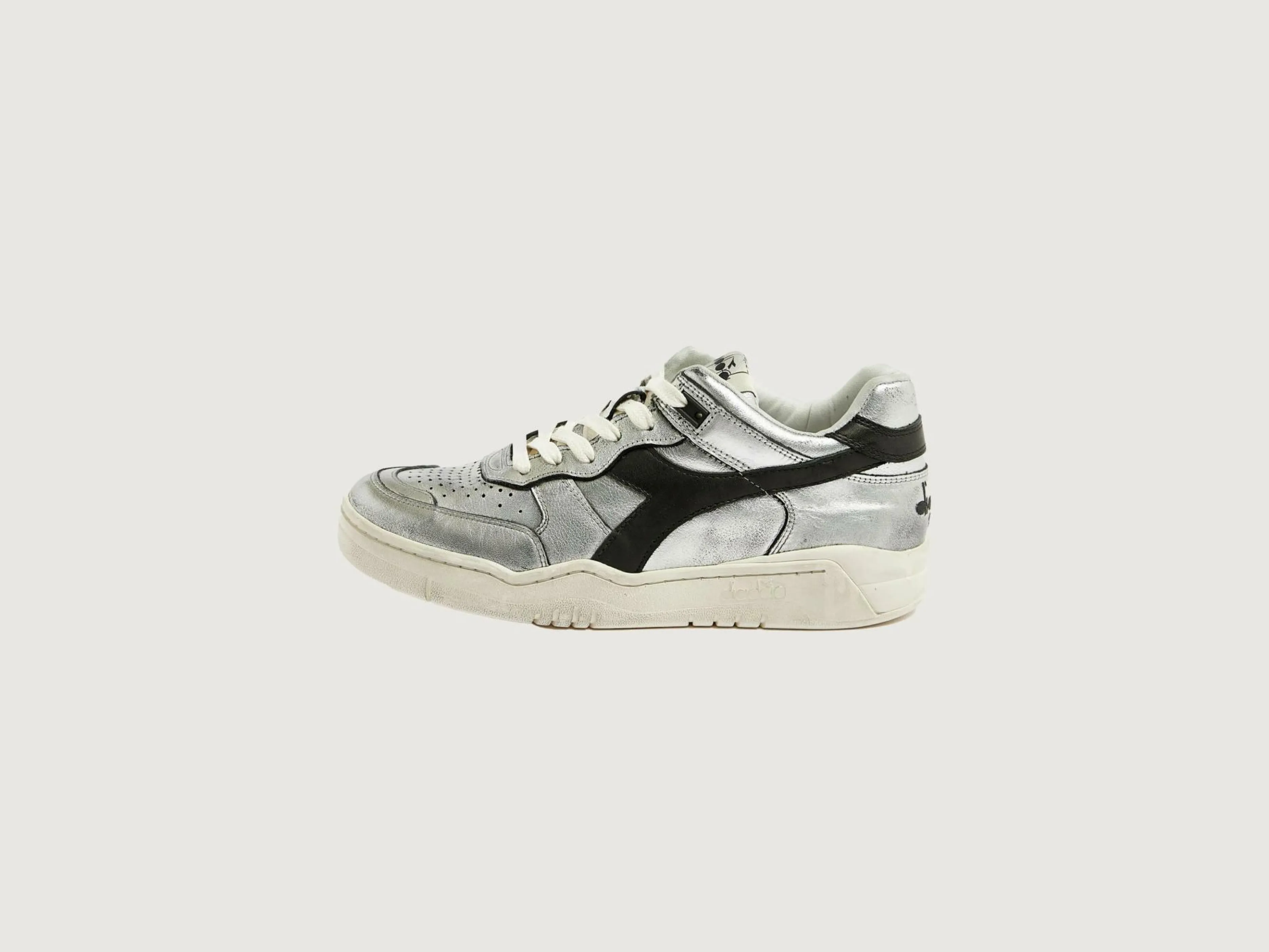 Sneakers-Diadora B.560 Silver Used Pour Femmes