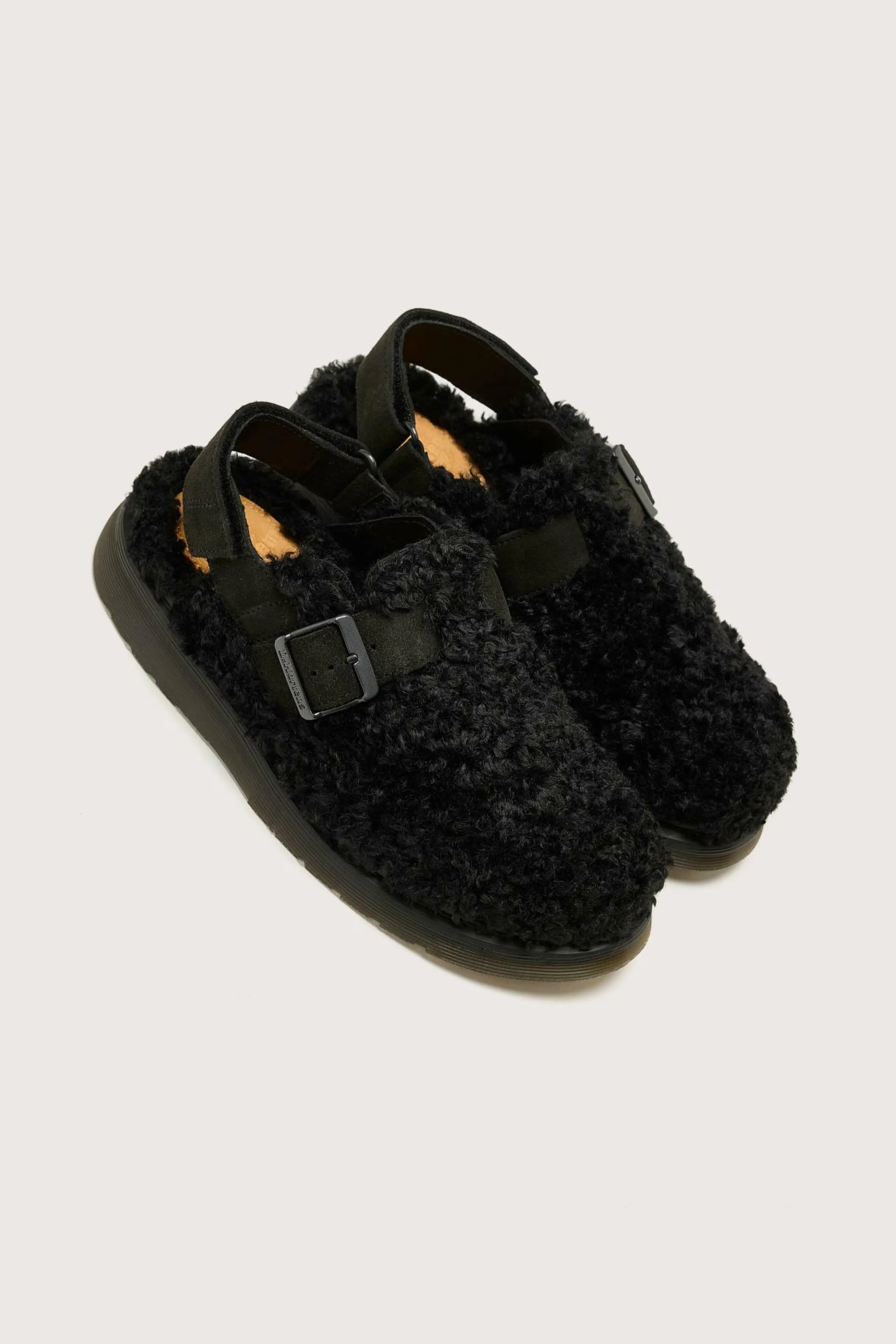 Sabots-Dr martens DR. MARTENS Mules Jorge II En Daim & Borg Pour Femmes