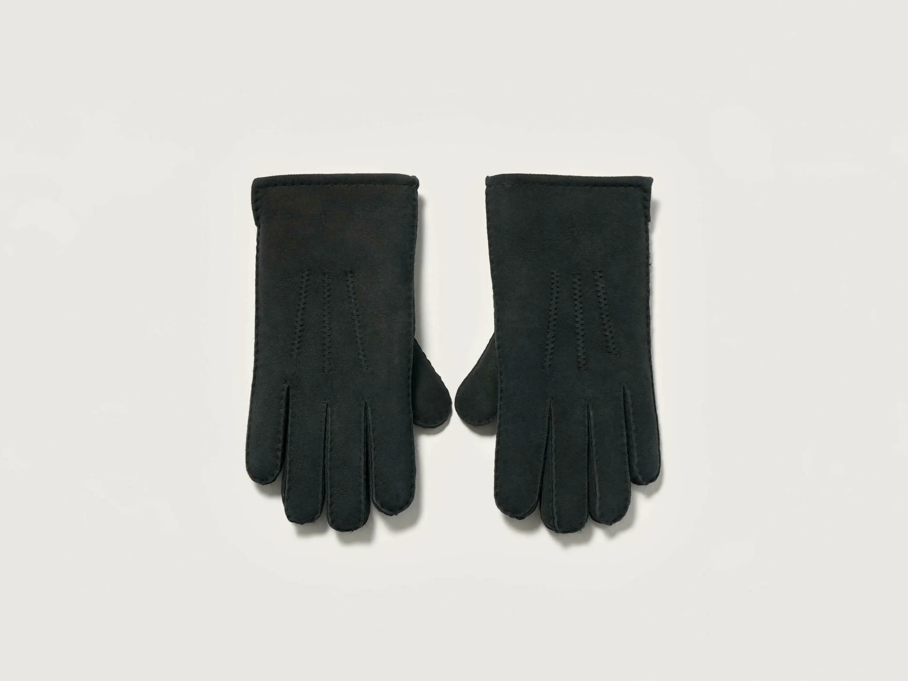 Gants-Bellerose Gants En Cuir Ganam Black