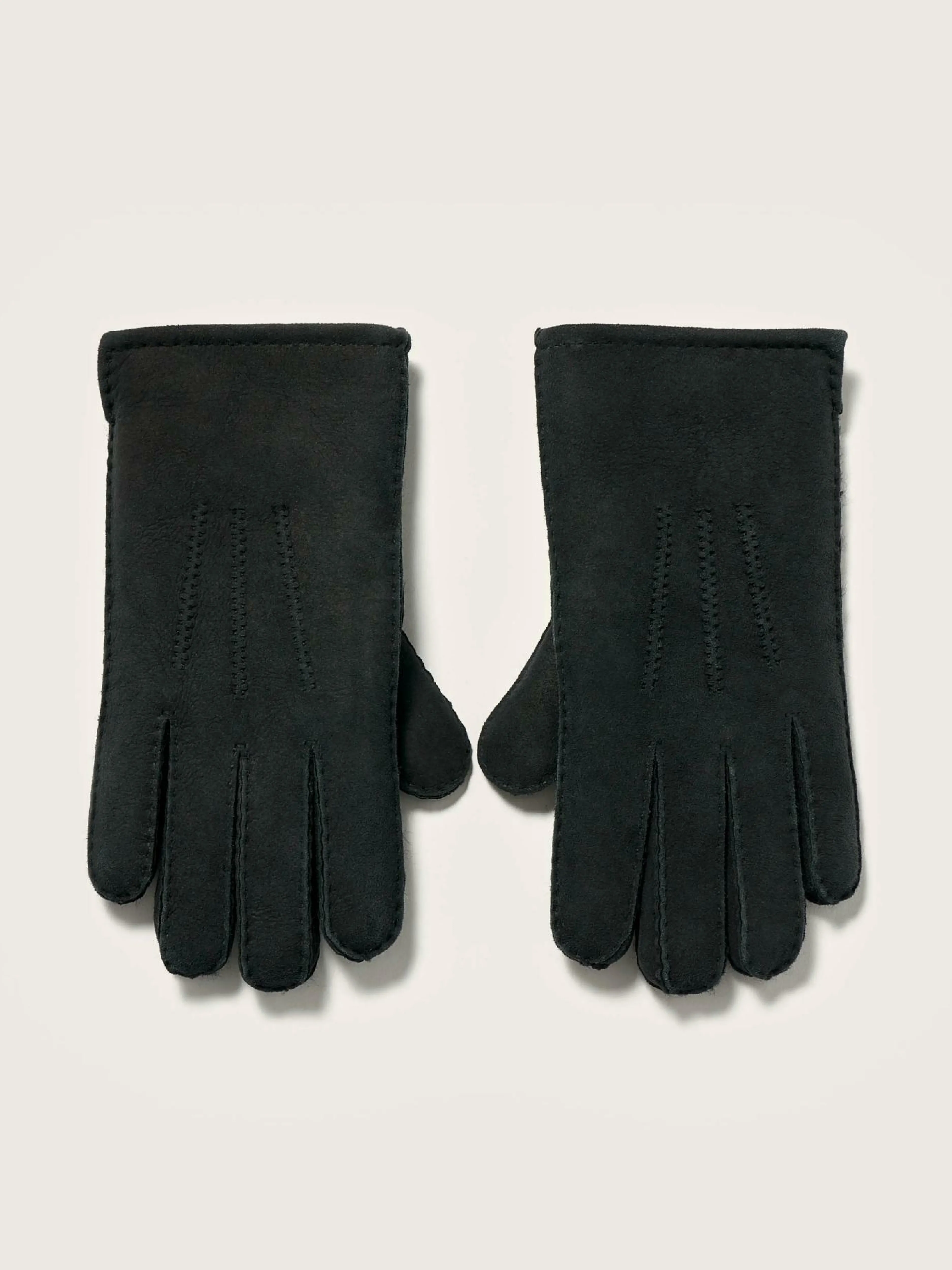 Gants-Bellerose Gants En Cuir Ganam Black