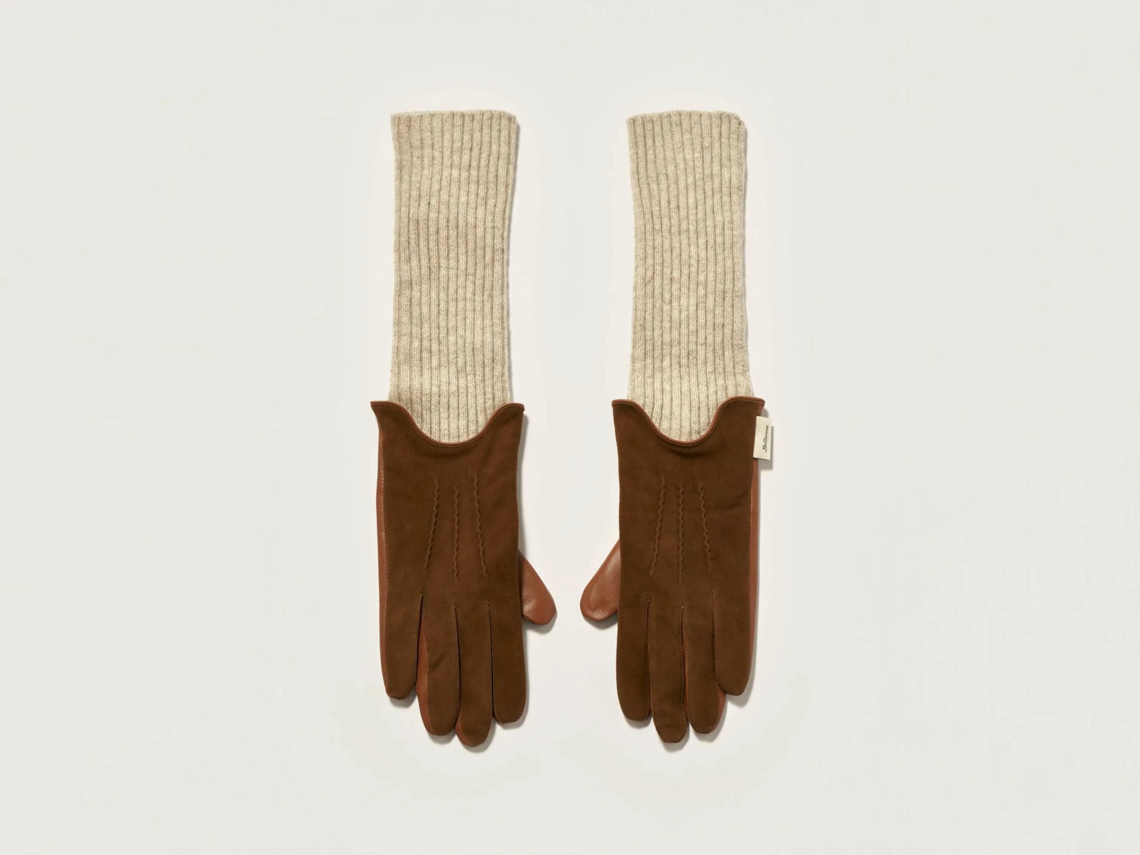 Gants-Bellerose Gants En Cuir Gia Mahogany