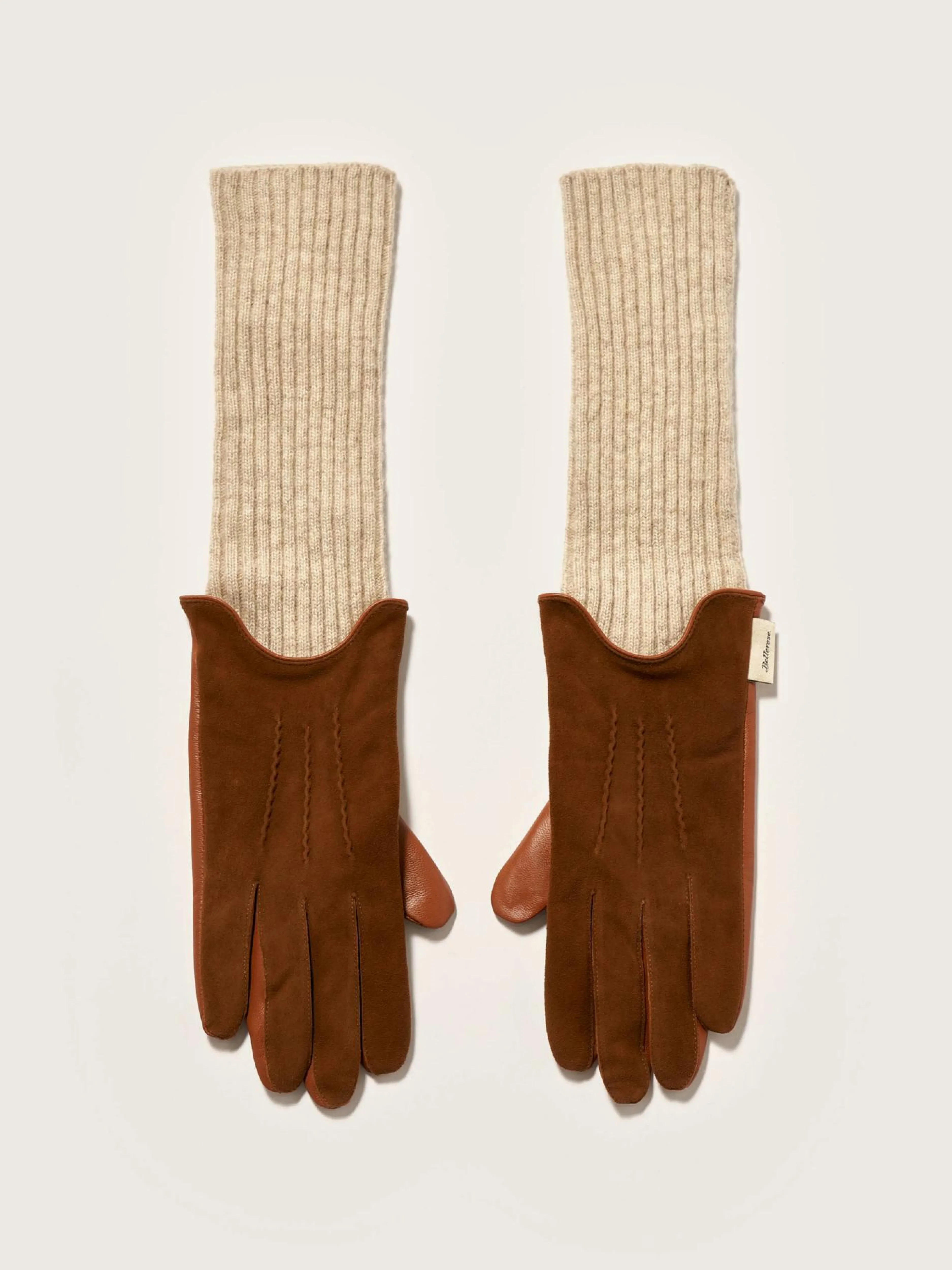 Gants-Bellerose Gants En Cuir Gia Mahogany