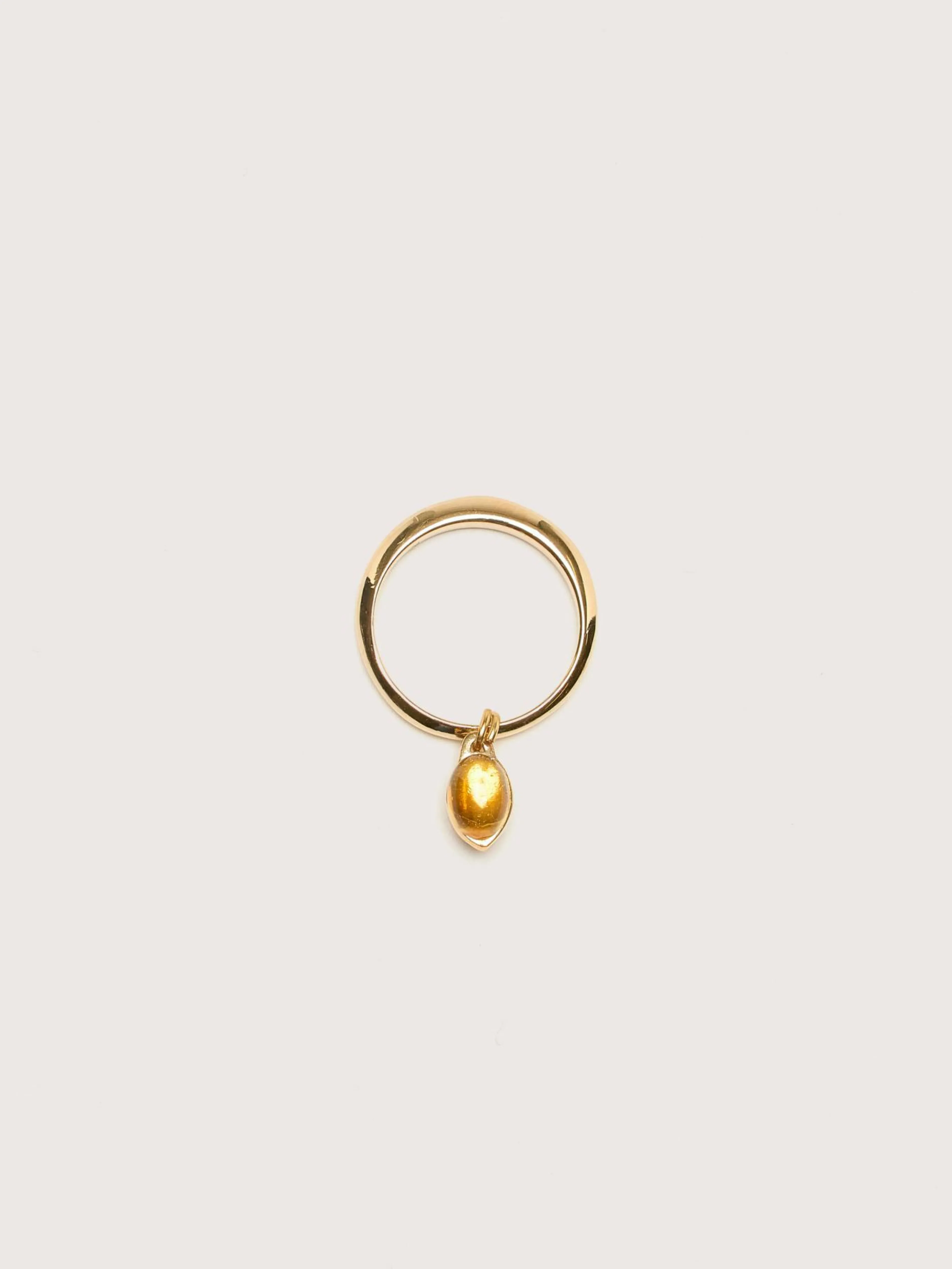 Bijoux-Helena rohner Bague Drop Citrine