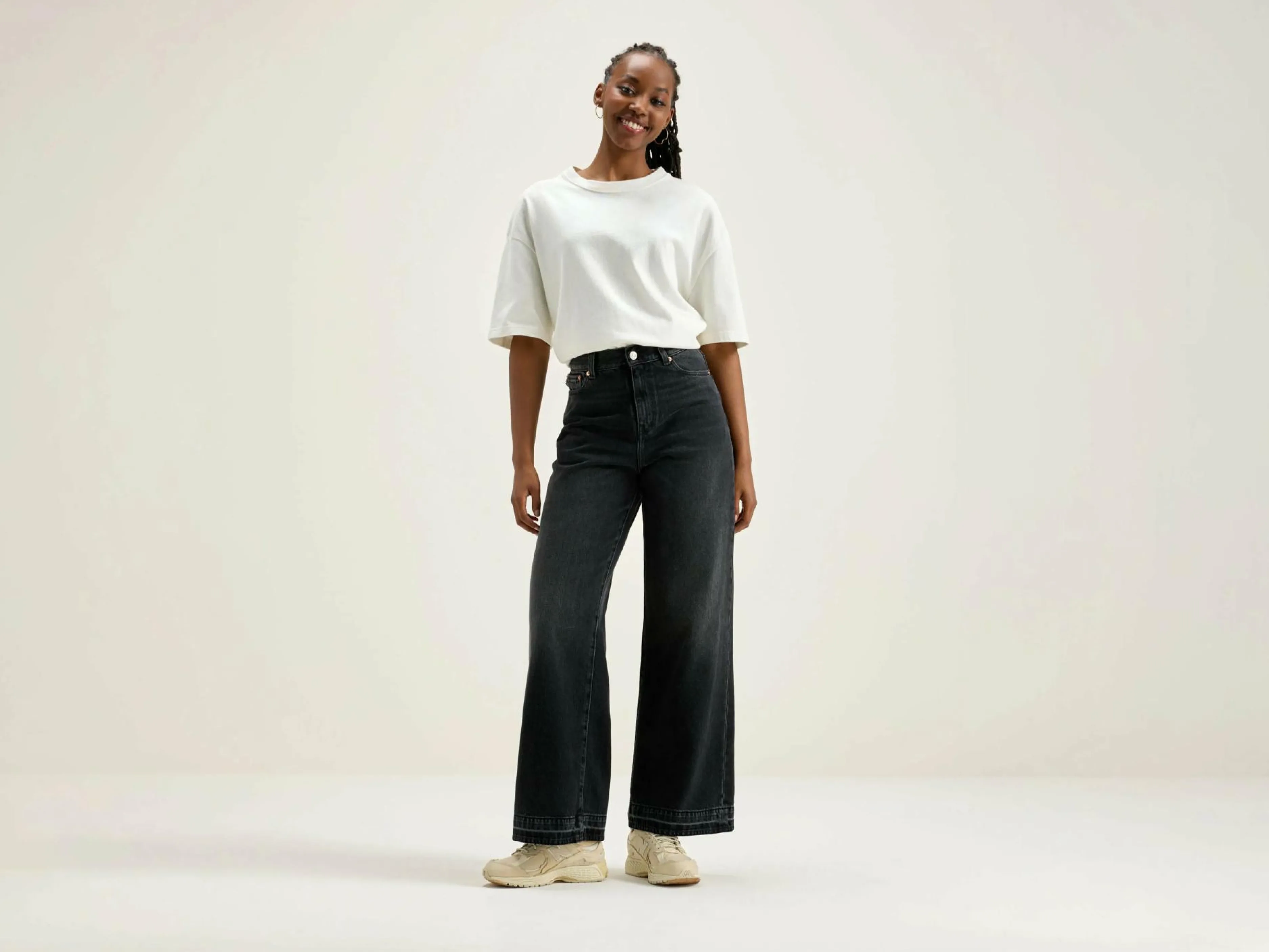 Denim-Bellerose Jean Boyfriend Parthe Used black