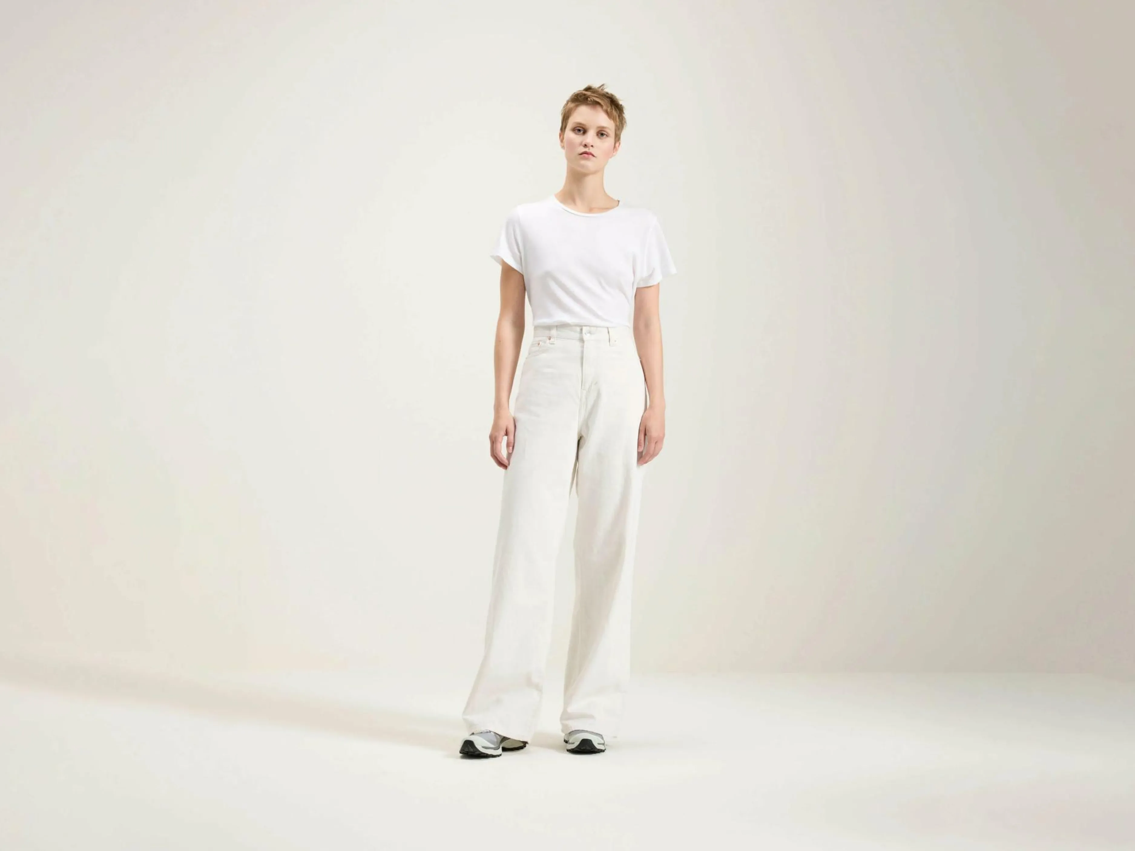 Denim-Bellerose Jean Boyfriend Parthe Vintage white