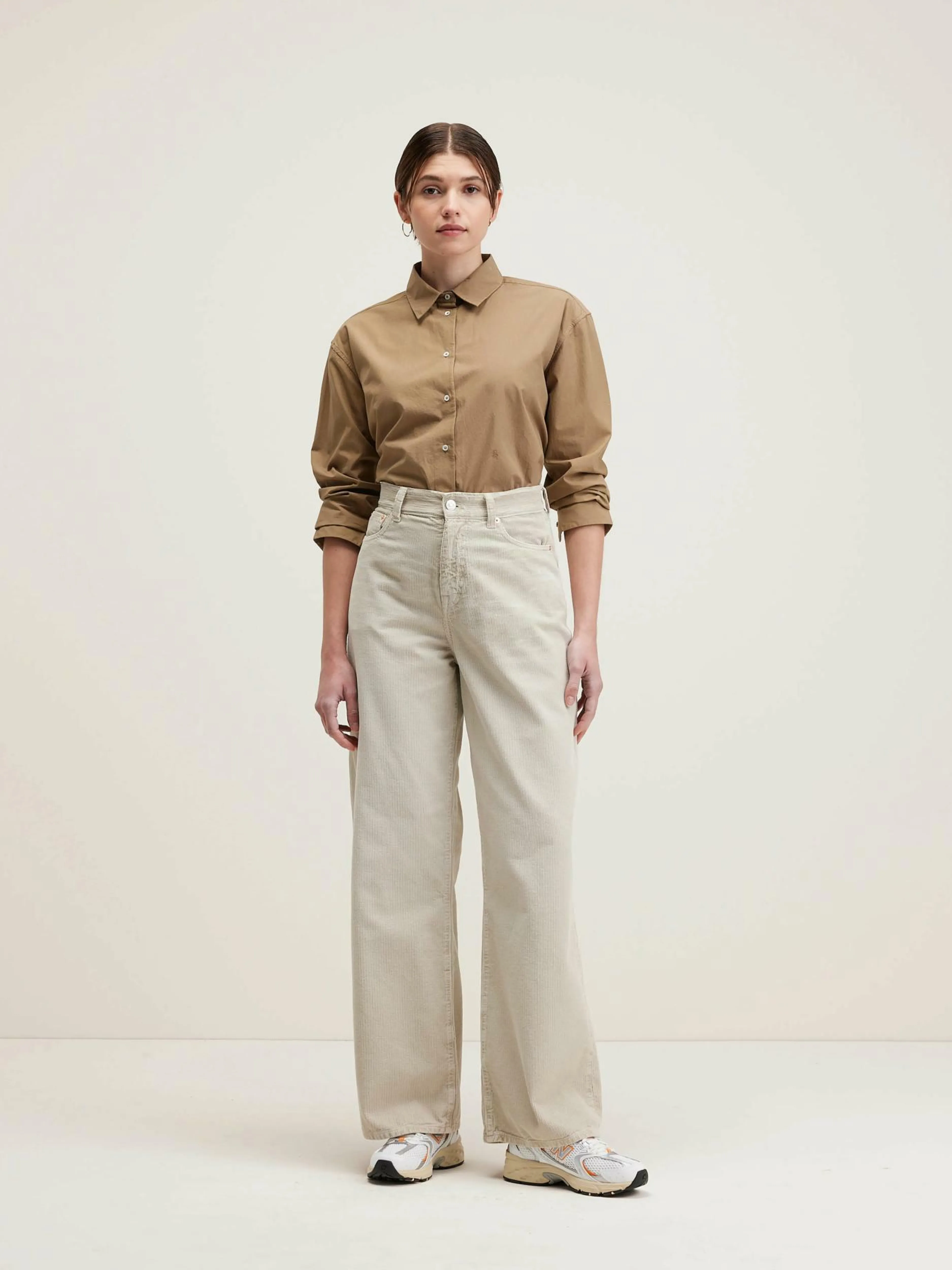 Denim-Bellerose Jean Boyfriend Parthe Cream