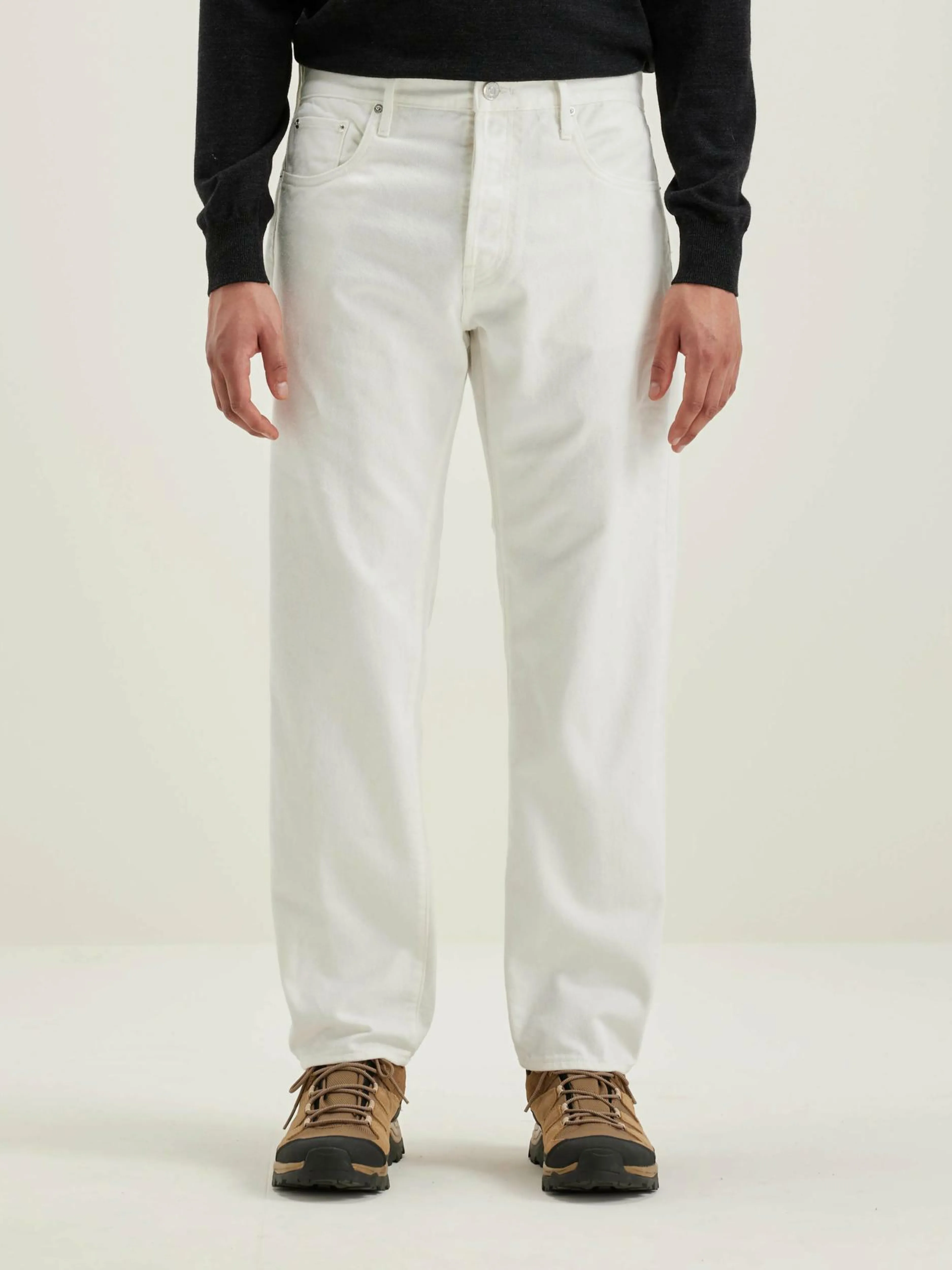 Denim-Bellerose Jean Dad-style Percy Snow