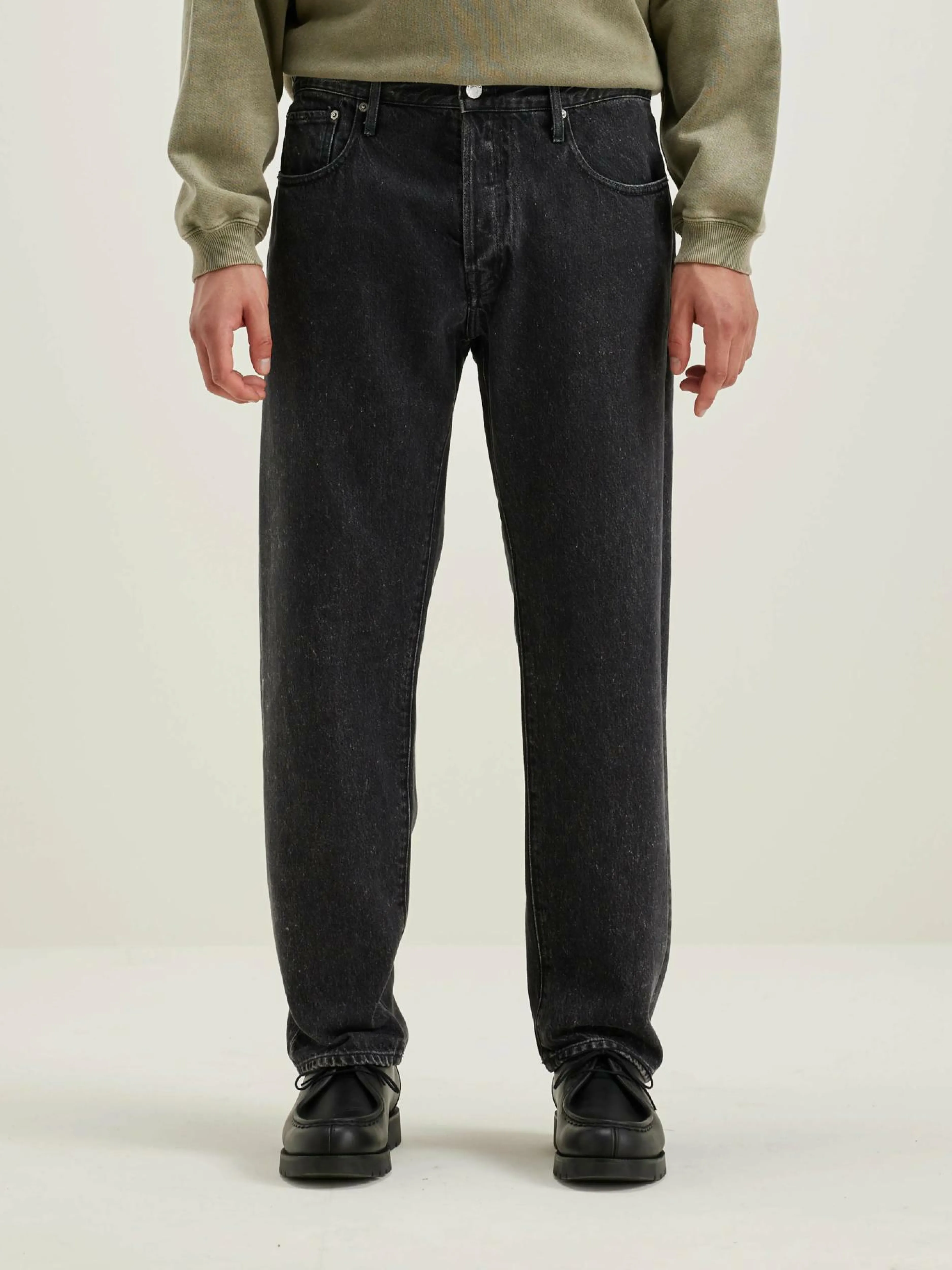 Denim-Bellerose Jean Dad-style Percy Vintage black